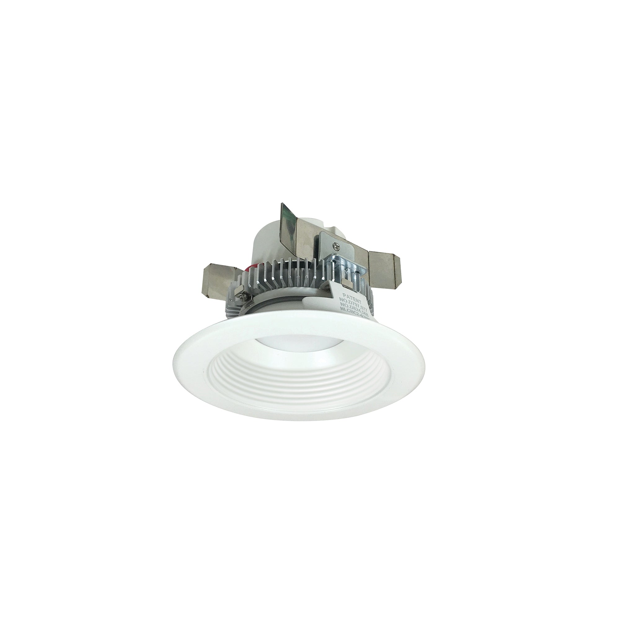 Nora Lighting NLCBC2-45227WW/ALE4 - Recessed - 4 Inch Cobalt Click LED Retrofit, Baffle, 750lm / 10W, 2700K, White Baffle / White Flange, 120V-277V input; Triac / ELV / 0-10V dimming