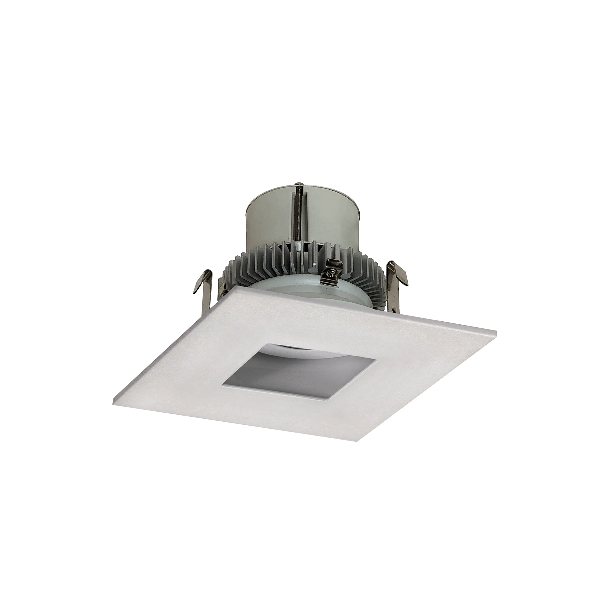 Nora Lighting NLCBC2-45527WW/10 - Recessed - 4 Inch Cobalt Click LED Retrofit, Square Pinhole, 1000lm / 12W, 2700K, White Flange