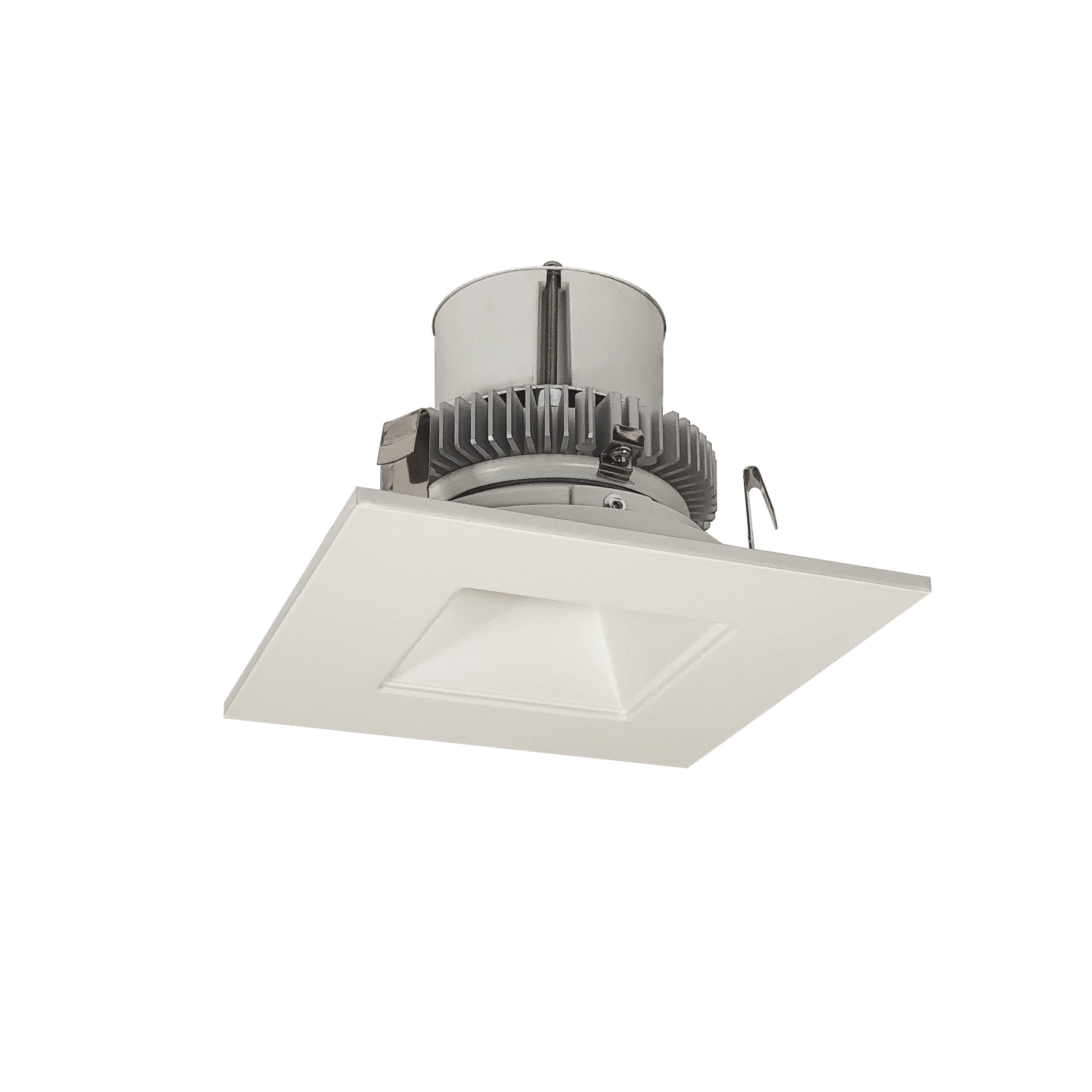 Nora Lighting NLCBC2-45627WW/10 - Recessed - 4 Inch Cobalt Click LED Retrofit, Square Reflector, 1000lm / 12W, 2700K, White Reflector / White Flange