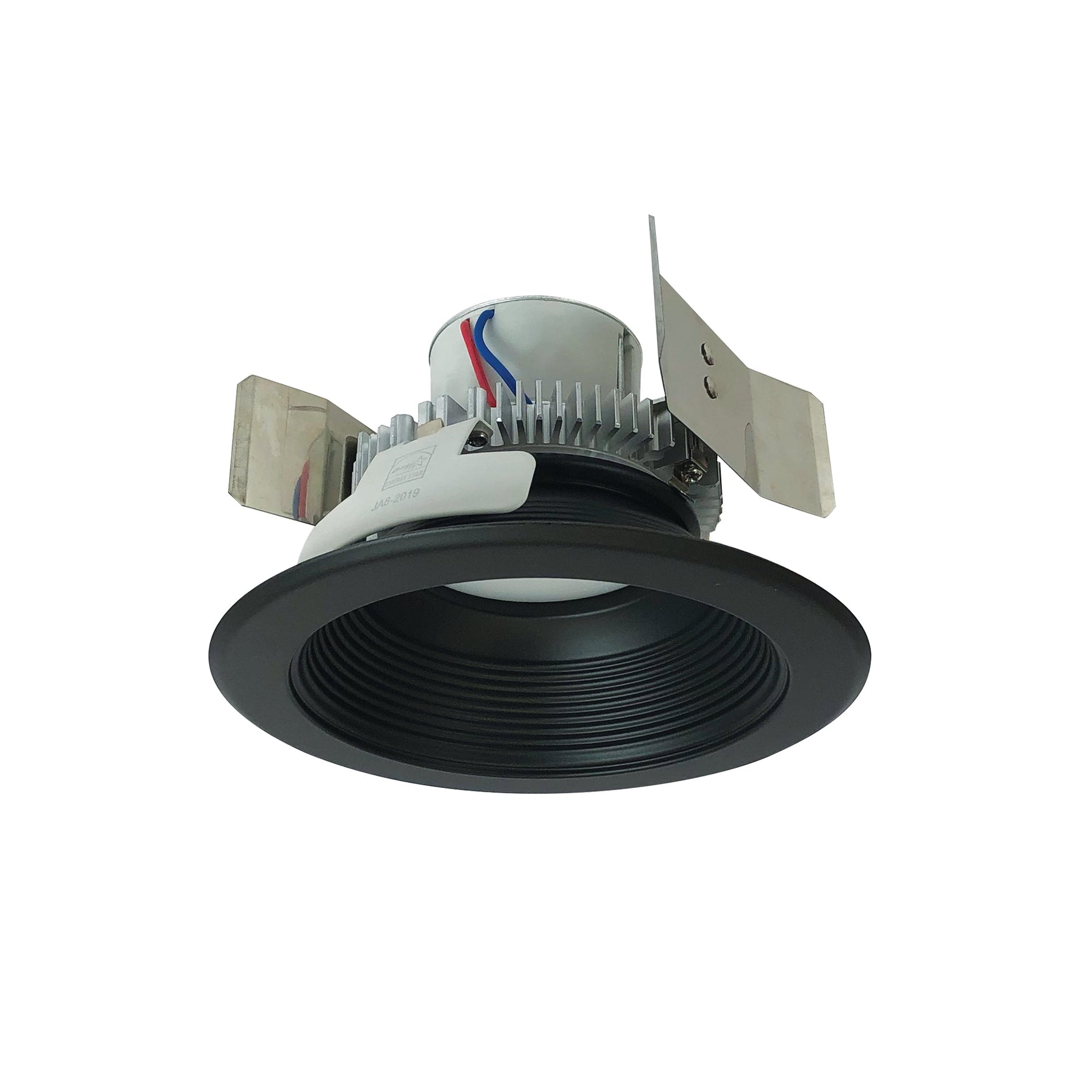 Nora NLCBC2-55235BB/A 5 inch Cobalt Click Round Retrofit Baffle, 750lm / 10W, 3500K, Black Baffle / Black Flange