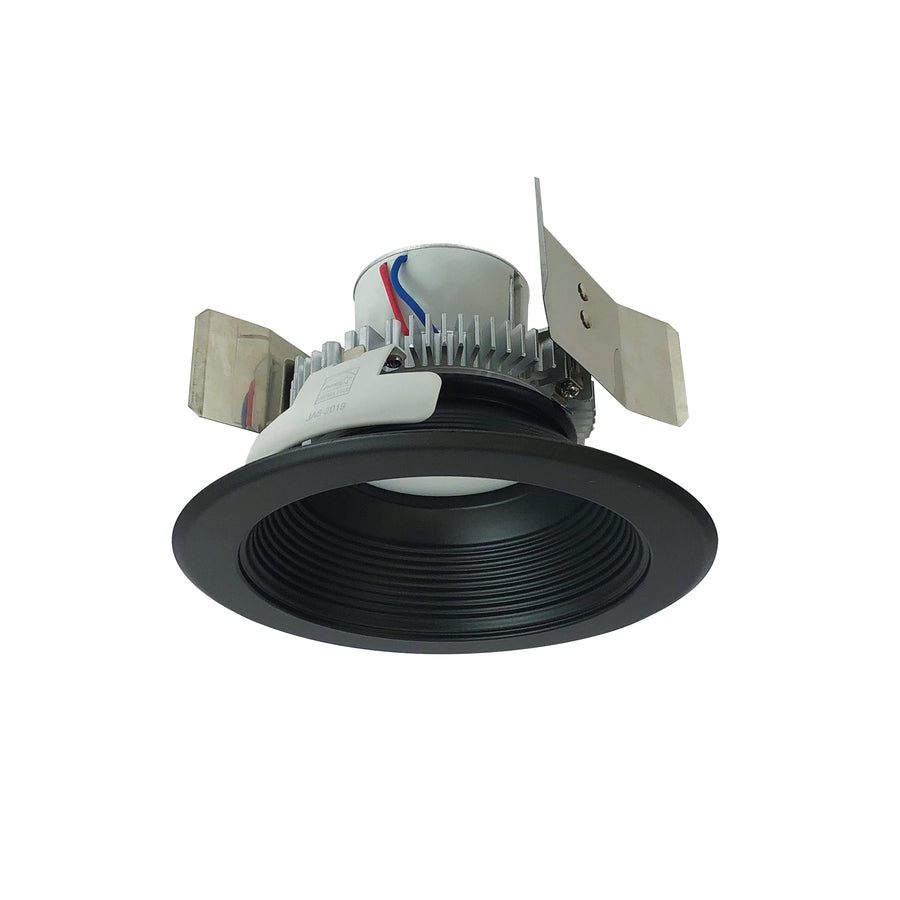 Nora NLCBC2-55235BB/A 5 inch Cobalt Click Round Retrofit Baffle, 750lm / 10W, 3500K, Black Baffle / Black Flange