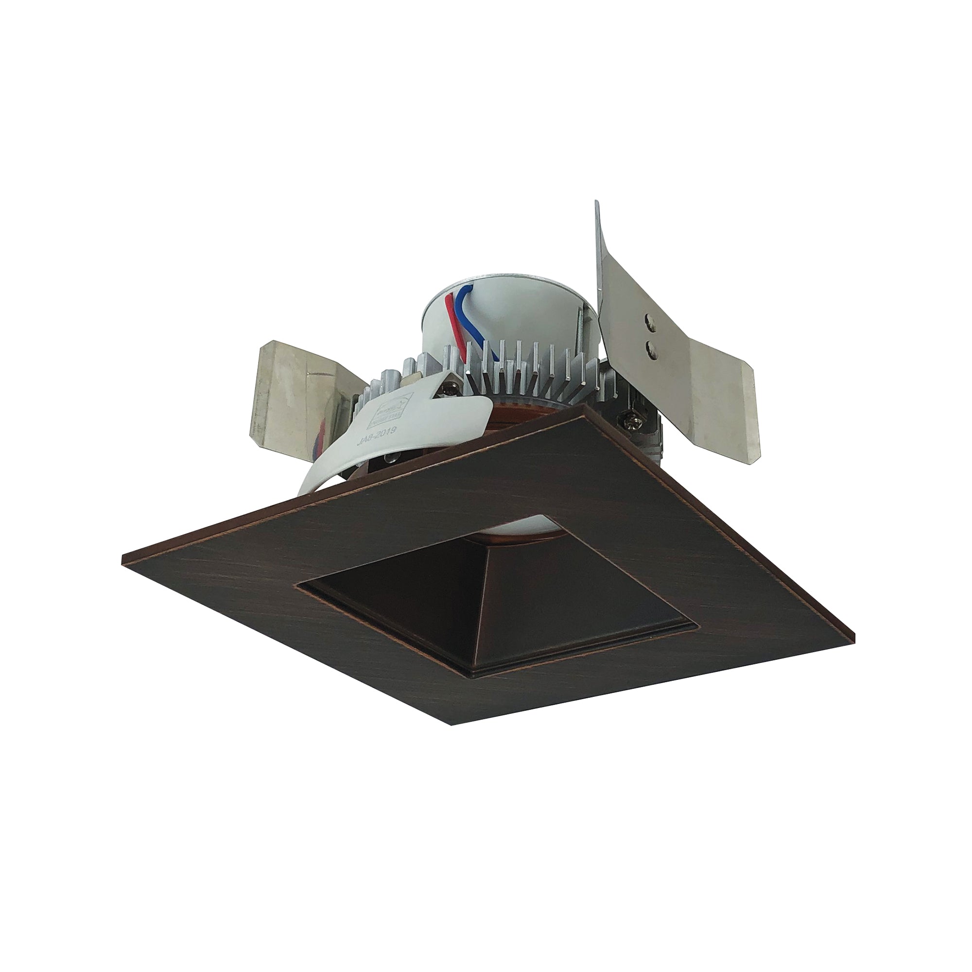 Nora Lighting NLCBC2-55640BZBZ/A - Recessed - 5 Inch Cobalt Click LED Retrofit, Square Reflector, 750lm / 10W, 4000K, Bronze Reflector / Bronze Flange, 120V-277V input; Triac / ELV / 0-10V dimming