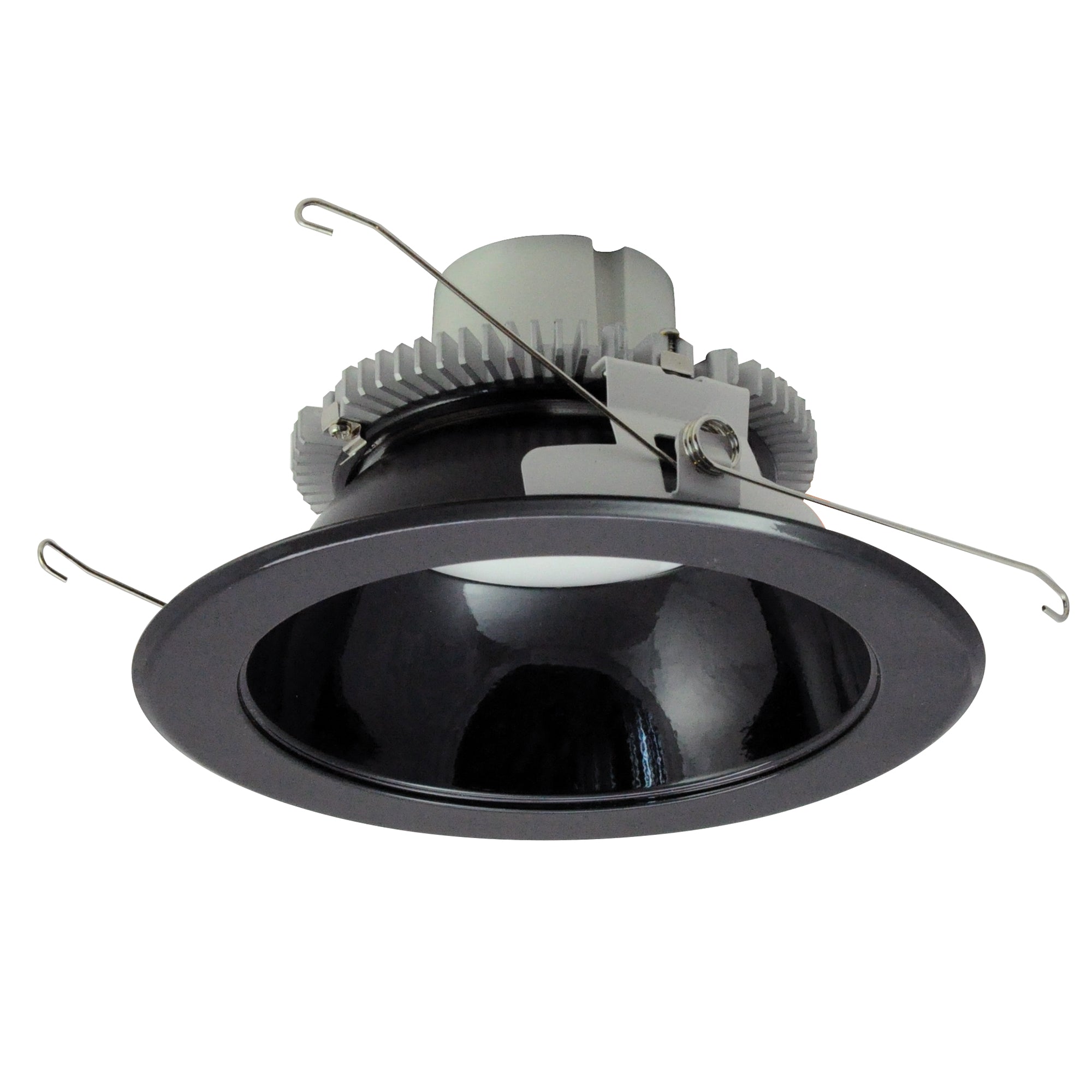 Nora Lighting NLCBC2-65127BB/AEM - Recessed - 6 Inch Cobalt Click LED Retrofit, Round Reflector, 750lm / 10W, 2700K, Black Reflector / Black Flange, Pre-Wired for Emergency