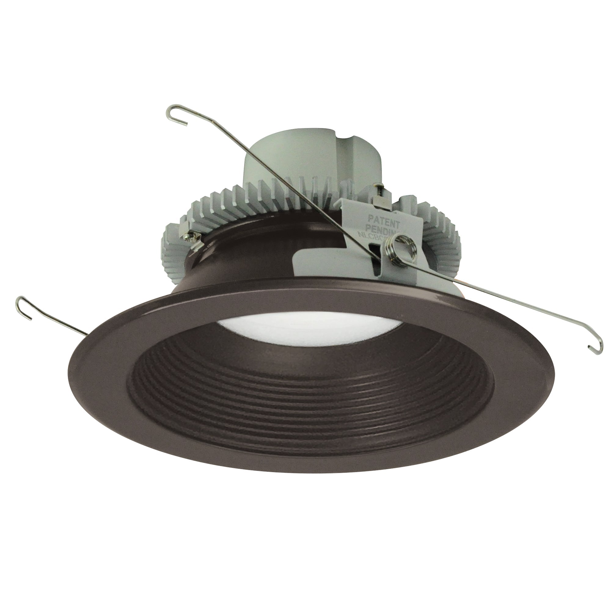 Nora Lighting NLCBC2-65227BZBZ/10 - Recessed - 6 Inch Cobalt Click LED Retrofit, Baffle, 1000lm / 12W, 2700K, Bronze Baffle / Bronze Flange