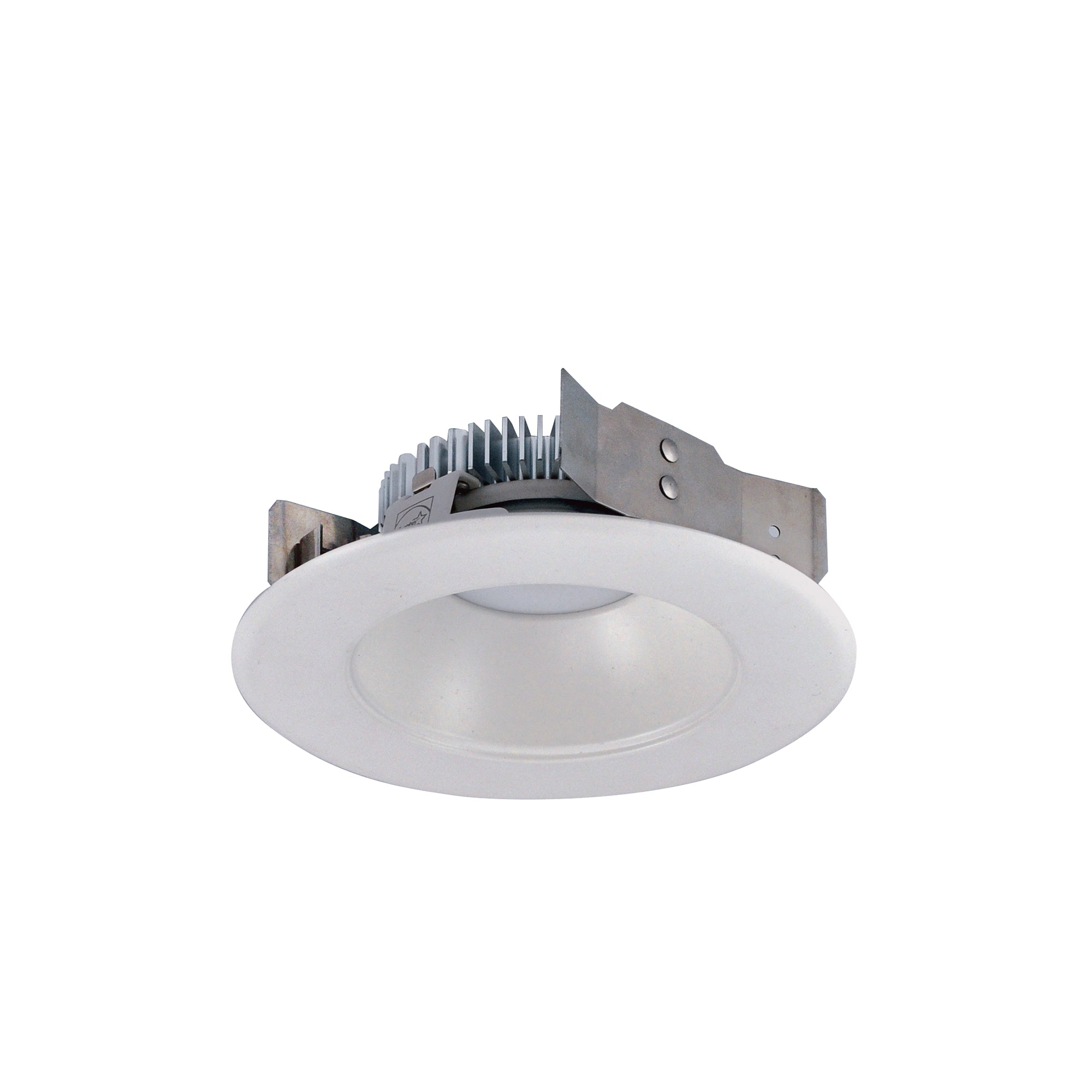 Nora Lighting NLCBS-4W511227WW - Recessed - 4 Inch Cobalt Shallow High Lumen LED Trim, Round Reflector, 1250lm, 2700K, White