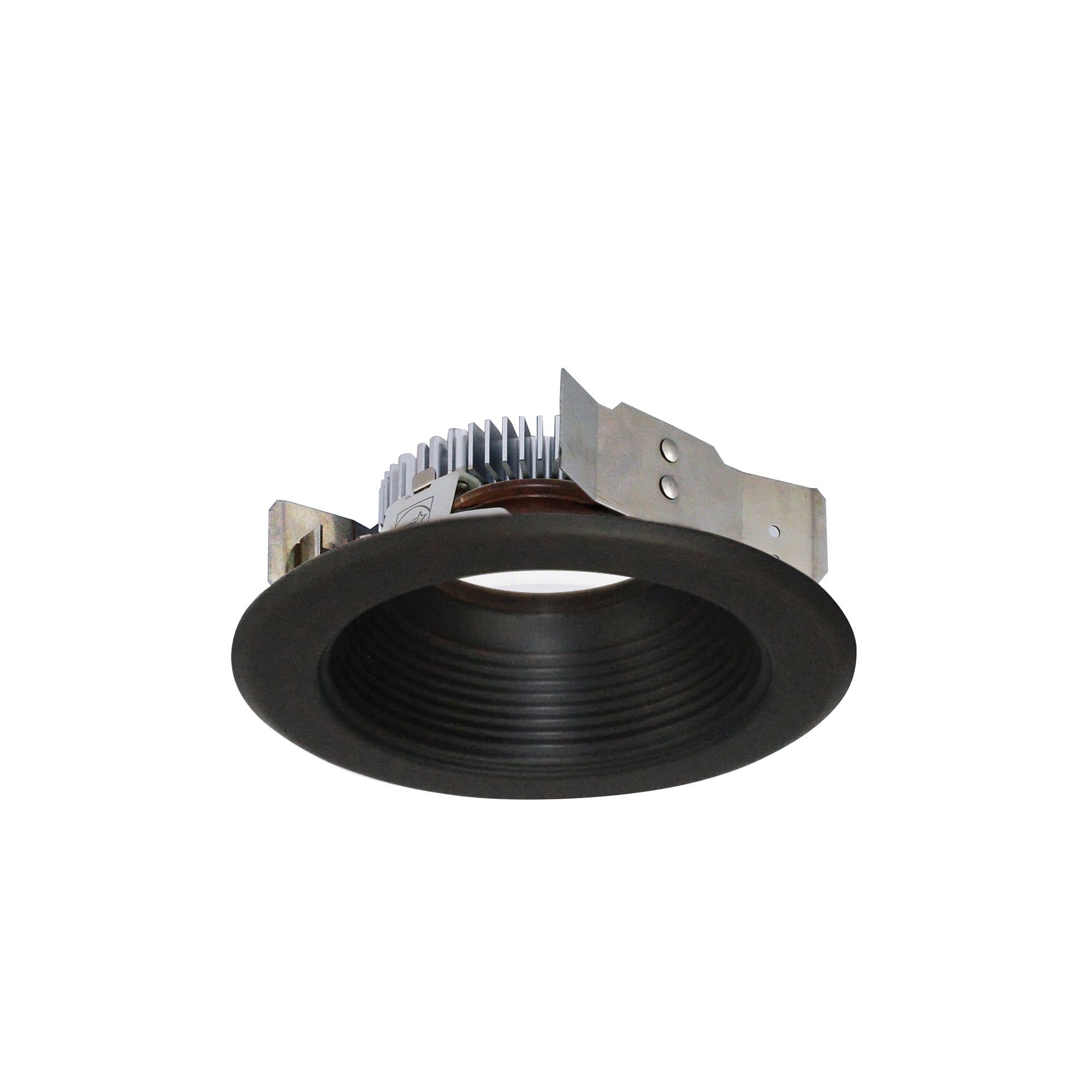 Nora Lighting NLCBS-4W521240BZ - Recessed - 4 Inch Cobalt Shallow High Lumen LED Trim, Round Baffle, 1250lm, 4000K, Bronze