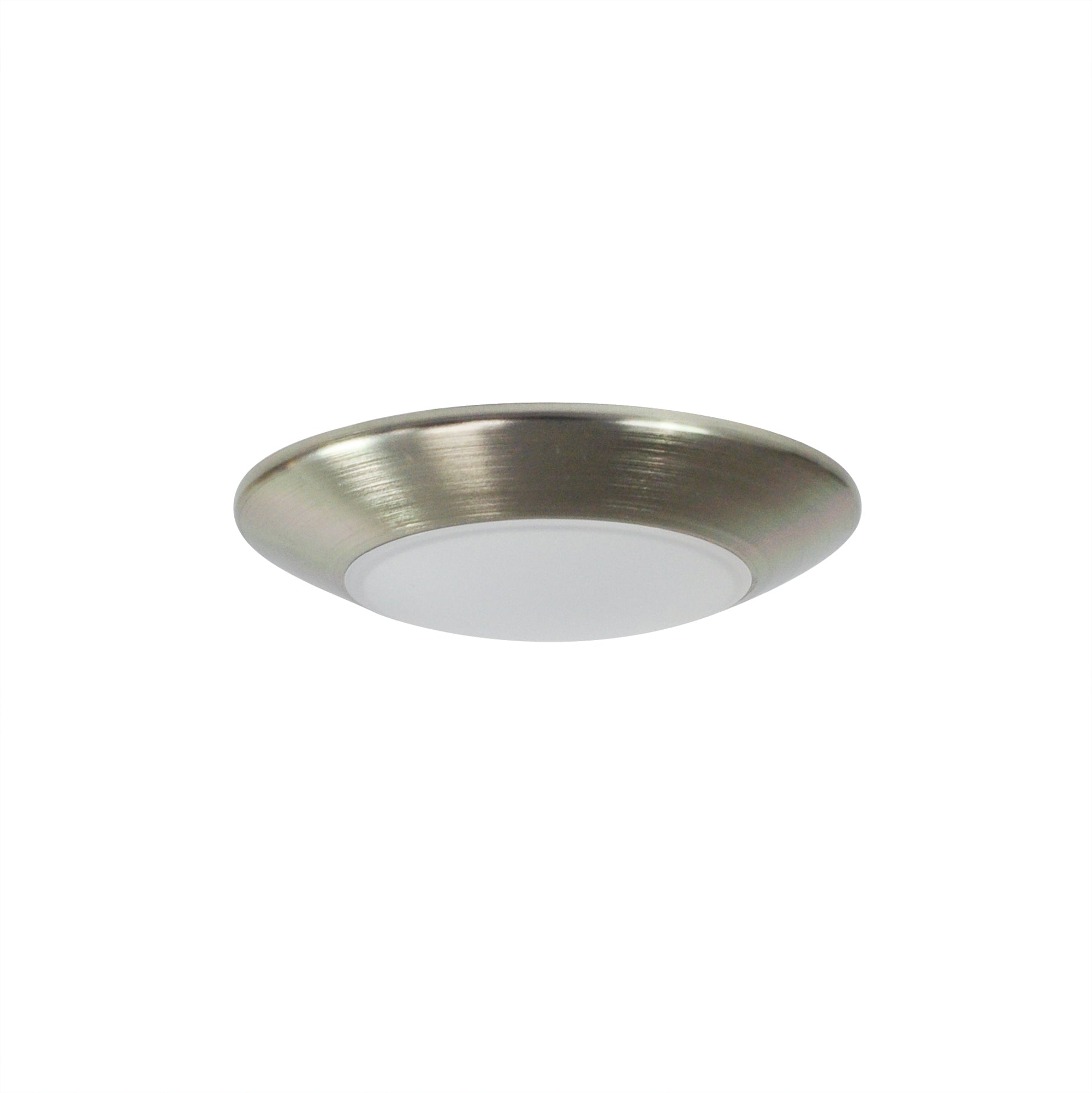 Nora Lighting NLOPAC-R4509T2430NM - Surface - 4 Inch AC Opal LED Surface Mount, 700lm / 10.5W, 3000K, Natural Metal finish