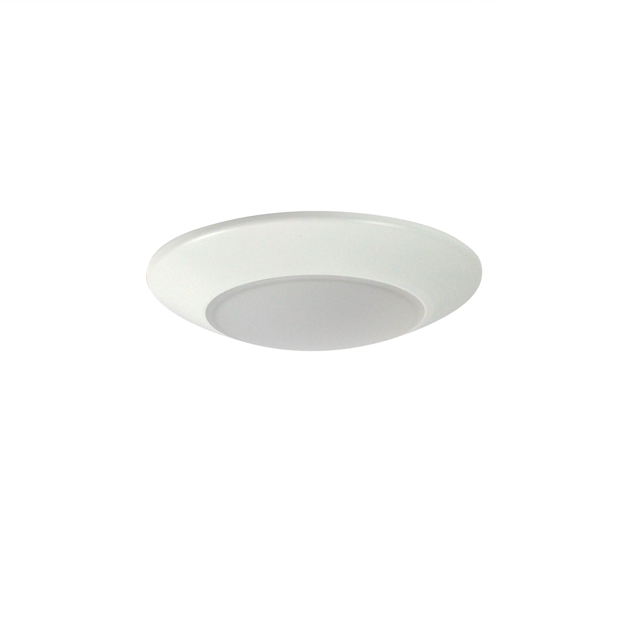 Nora Lighting NLOPAC-R4509T2427W - Surface - 4 Inch AC Opal LED Surface Mount, 700lm / 10.5W, 2700K, White finish