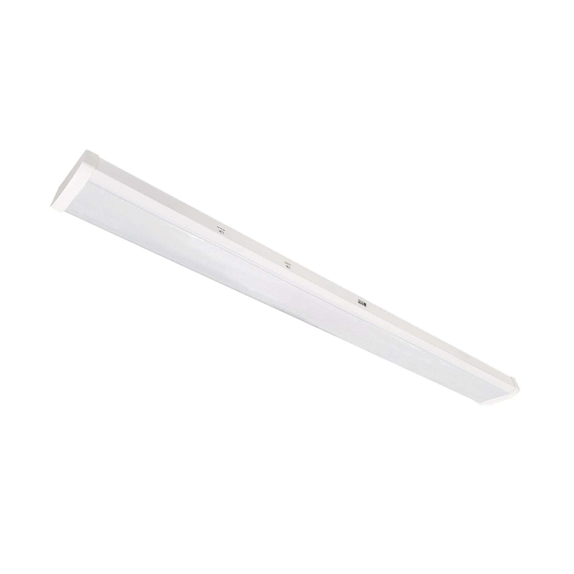 Nora Lighting NLWPSW-4L334W/EM - Linear - 4' LED Wraparound with Selectable Lumens & CCT, White Finish, Integral Emergency