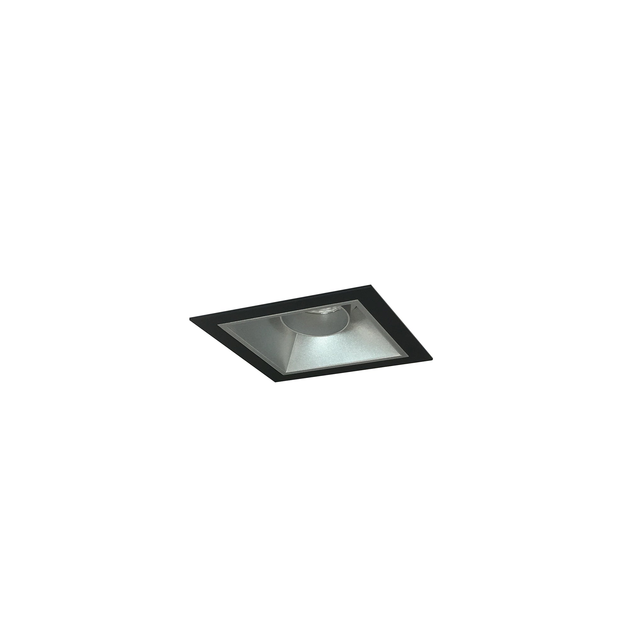 Nora Lighting NMIOT-11-B-A-27X-10-HZ - Recessed - Iolite MLS 1-Head Trim Kit, Black Flange, 2700K, 1000lm, Haze Adj. Snoot Trim