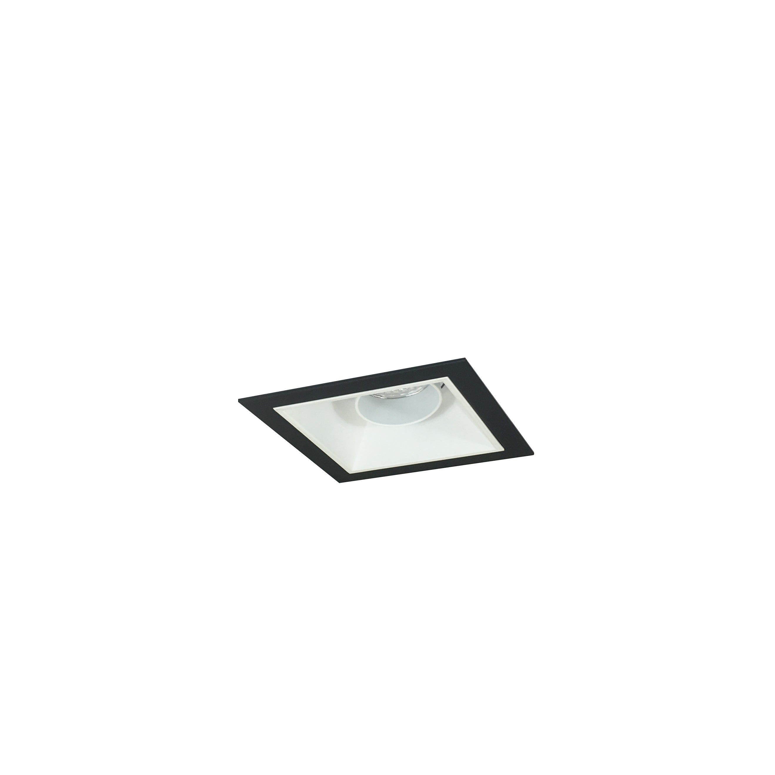 Nora Lighting NMIOT-11-B-A-27X-10-MPW - Recessed - Iolite MLS 1-Head Trim Kit, Black Flange, 2700K, 1000lm, MPW Adj. Snoot Trim