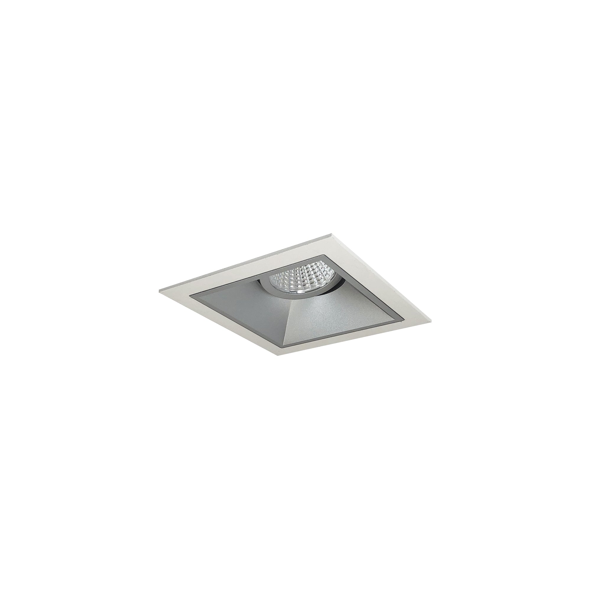 Nora Lighting NMIOT-11-MPW-G-27X-10-HZ - Recessed - Iolite MLS 1-Head Trim Set, MPW Flange, 2700K, 1000lm, Haze Adj. Gimbal Trim