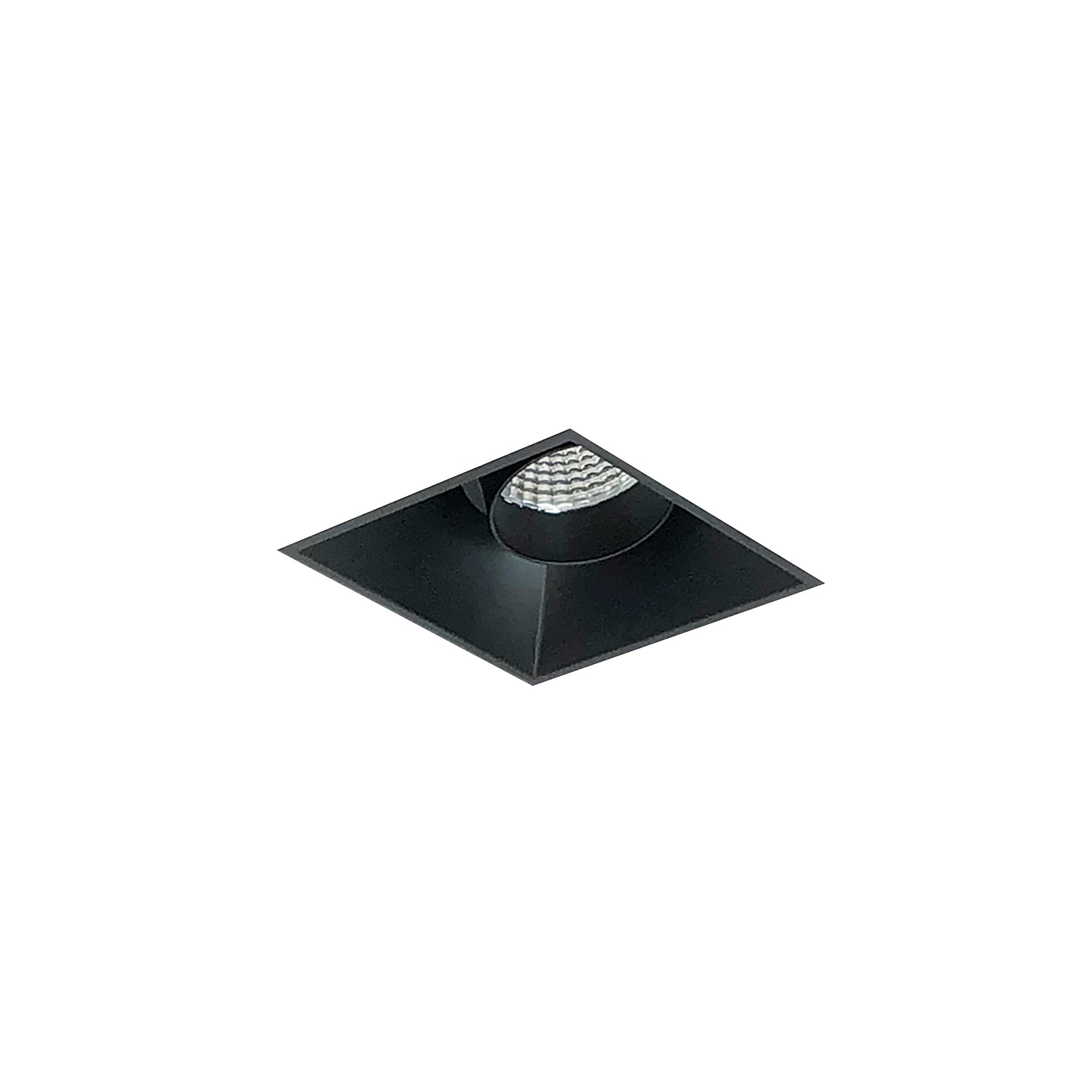 Nora Lighting NMIOTL-11-NF-A-27X-10-B - Recessed - Iolite MLS 1-Head Trimless Reflector Kit, 2700K, 1000lm, Black Adj. Snoot Trim