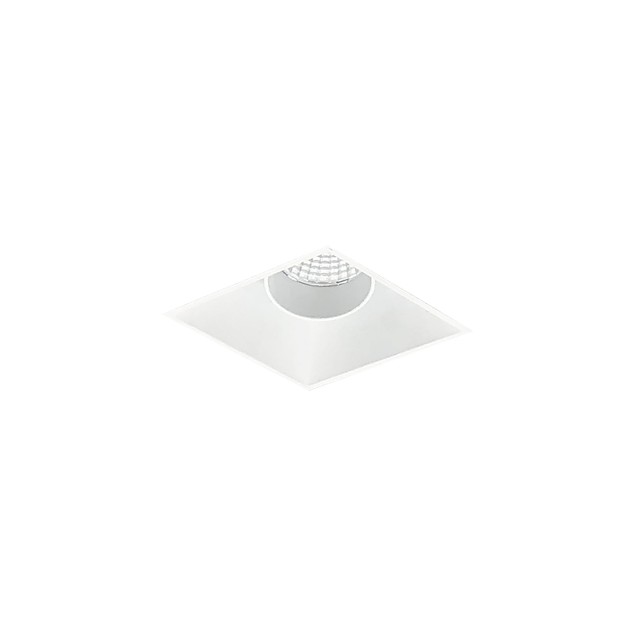 Nora Lighting NMIOTL-11-NF-A-27X-10-MPW - Recessed - Iolite MLS 1-Head Trimless Reflector Kit, 2700K, 1000lm, MPW Adj. Snoot Trim