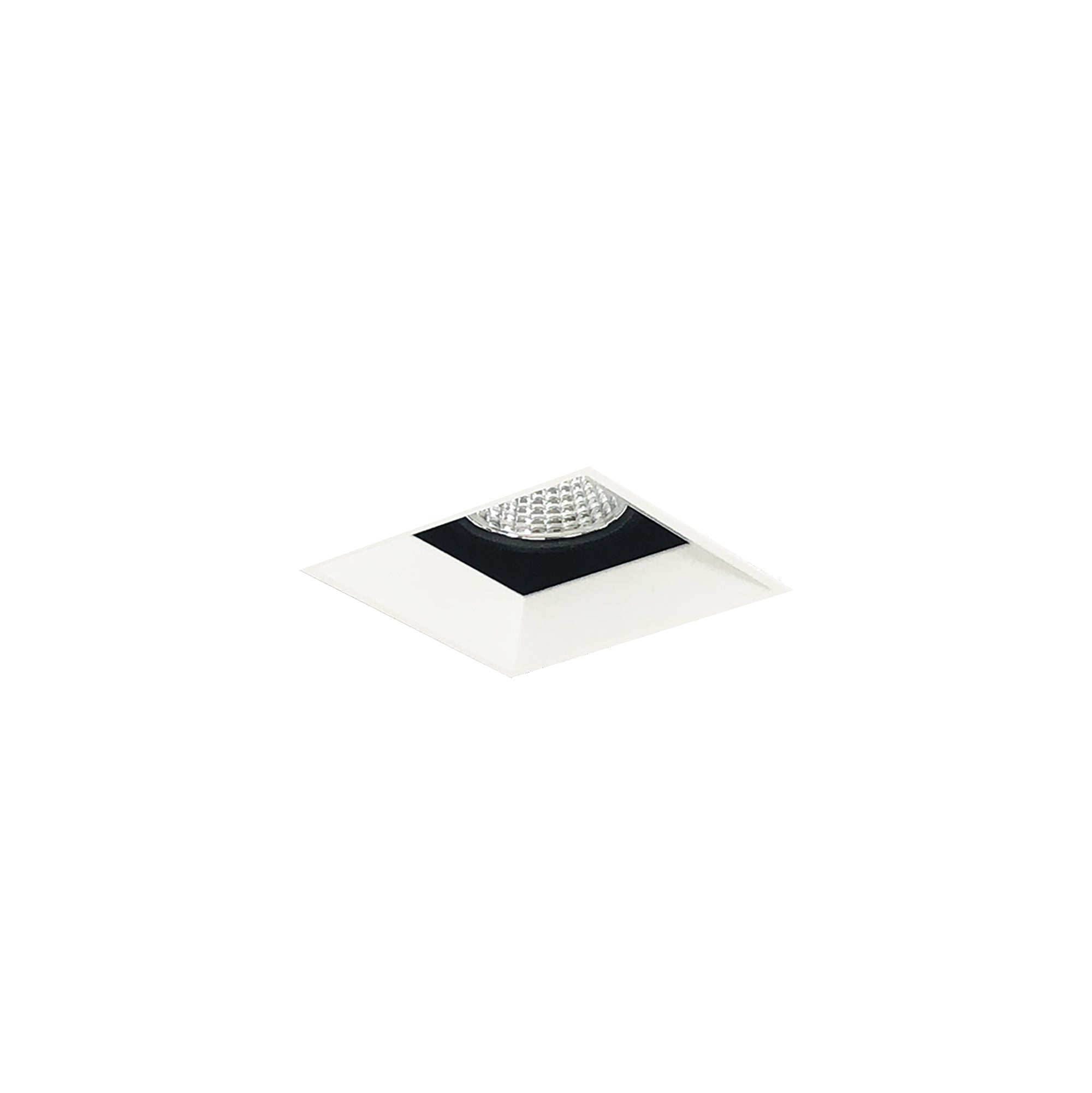 Nora Lighting NMIOTL-11-NF-F-27X-10-BMPW - Recessed - Iolite MLS 1-Head Trimless Reflector Kit, 2700K, 1000lm, Black/MPW Fixed Downlt. Trim