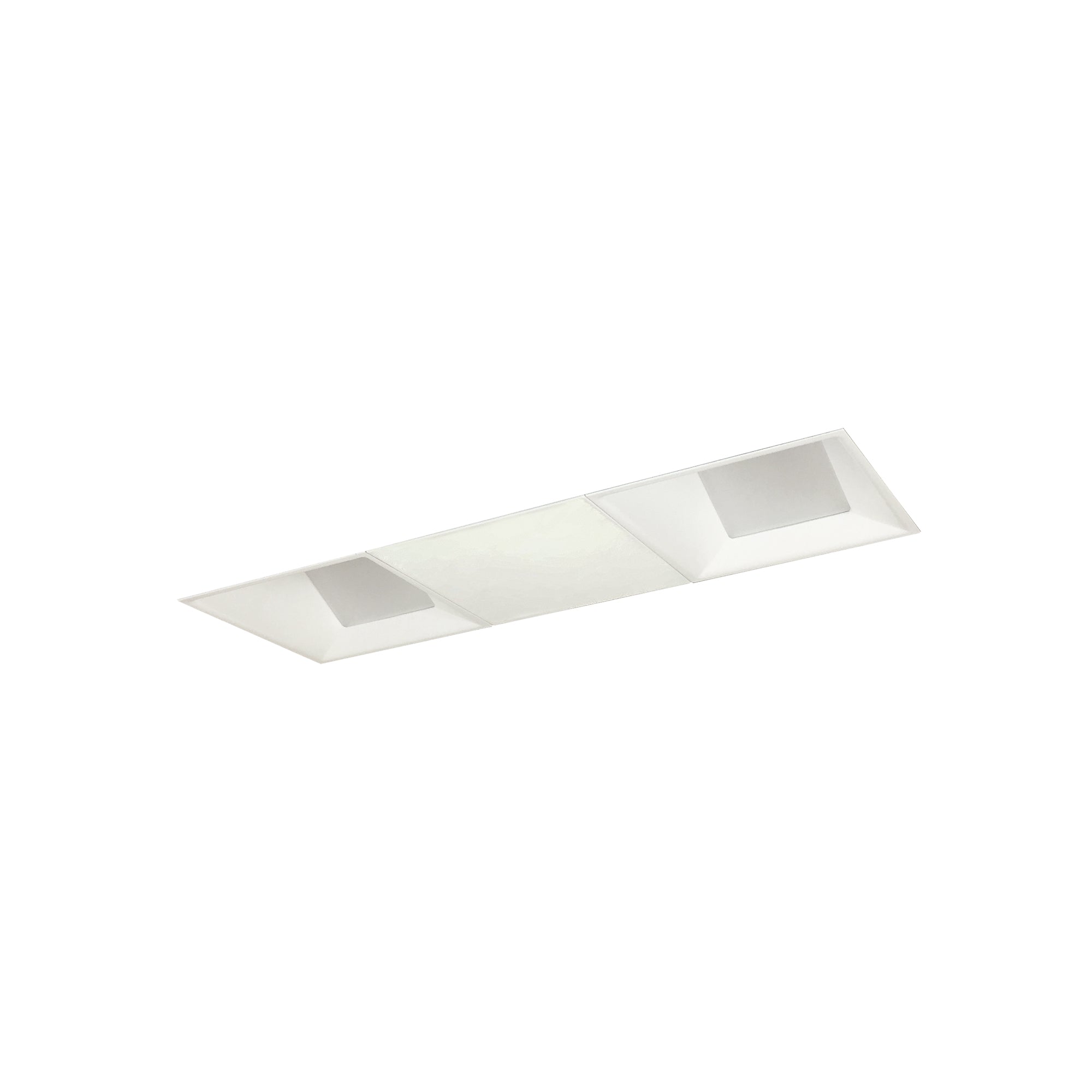 Nora Lighting NMIOTL-13-NF-BWW-CDX-10-MPW - Recessed - Iolite MLS 3-Head Trimless Reflector Kit, Comfort Dim, 800lm, MPW Blank/Wall Wash Trims