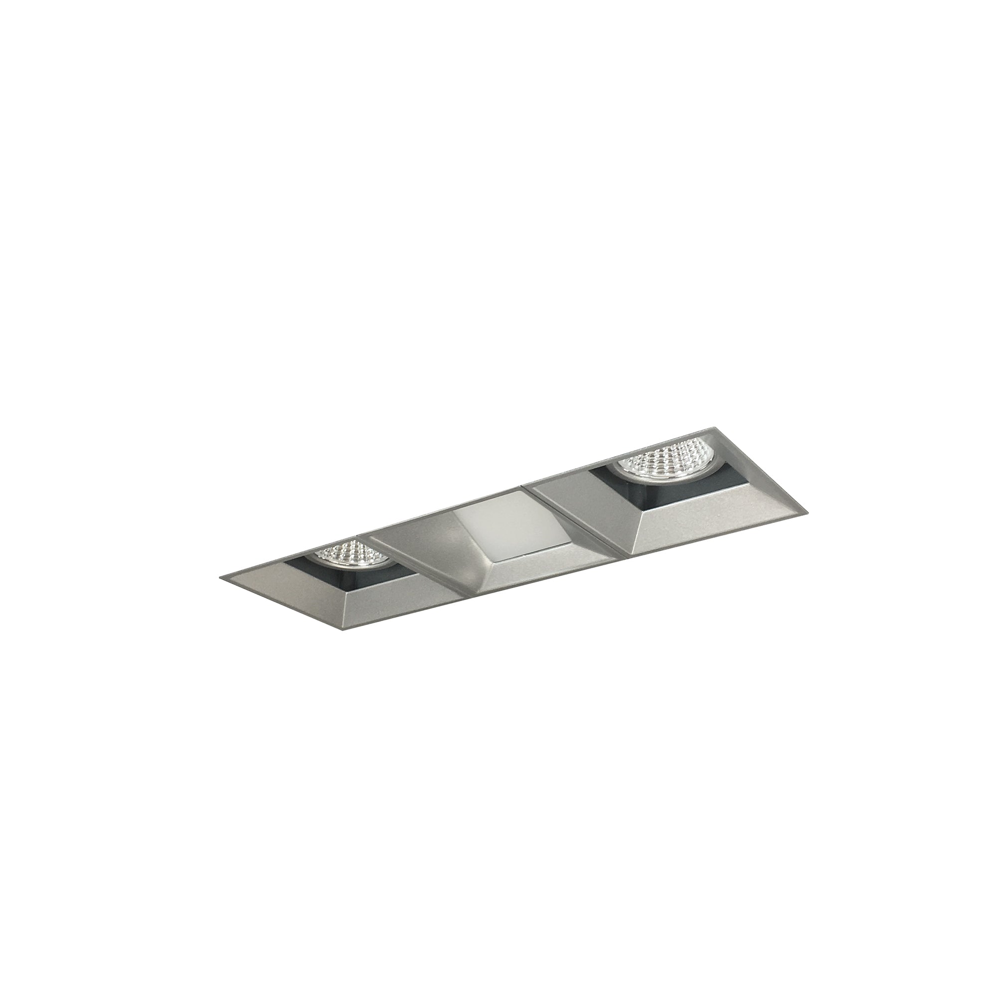 Nora Lighting NMIOTL-13-NF-FFW-27X-10-HZ - Recessed - Iolite MLS 3-Head Trimless Reflector Kit, 2700K, 1000lm, Haze Fixed Downlt./Wall Wash Trims