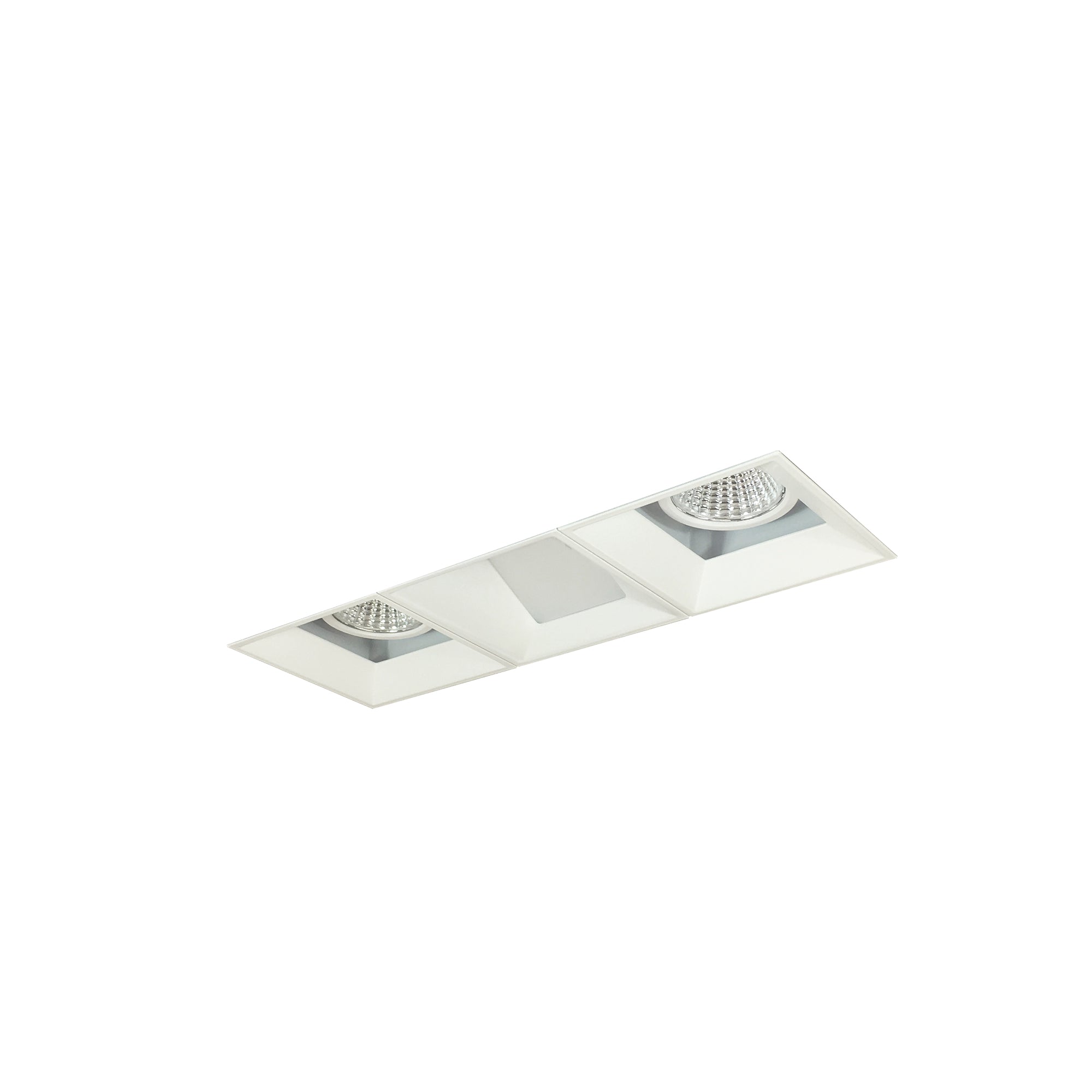 Nora Lighting NMIOTL-13-NF-FFW-27X-10-MPW - Recessed - Iolite MLS 3-Head Trimless Reflector Kit, 2700K, 1000lm, MPW Fixed Downlt./Wall Wash Trims