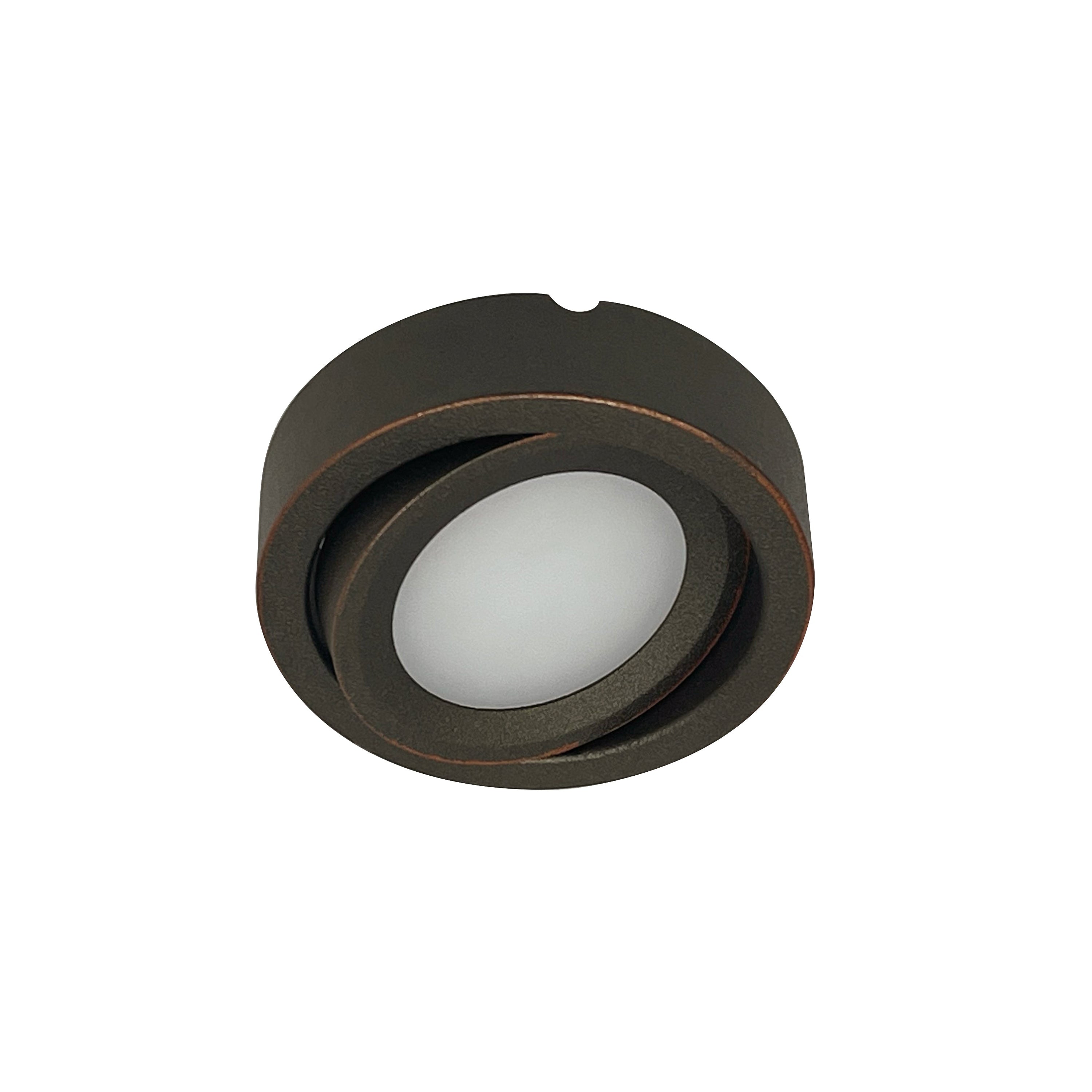 Nora Lighting NMP-A27BZ - Recessed - 12V Josh Adjustable LED Puck Light, 300lm / 2700K, Bronze Finish