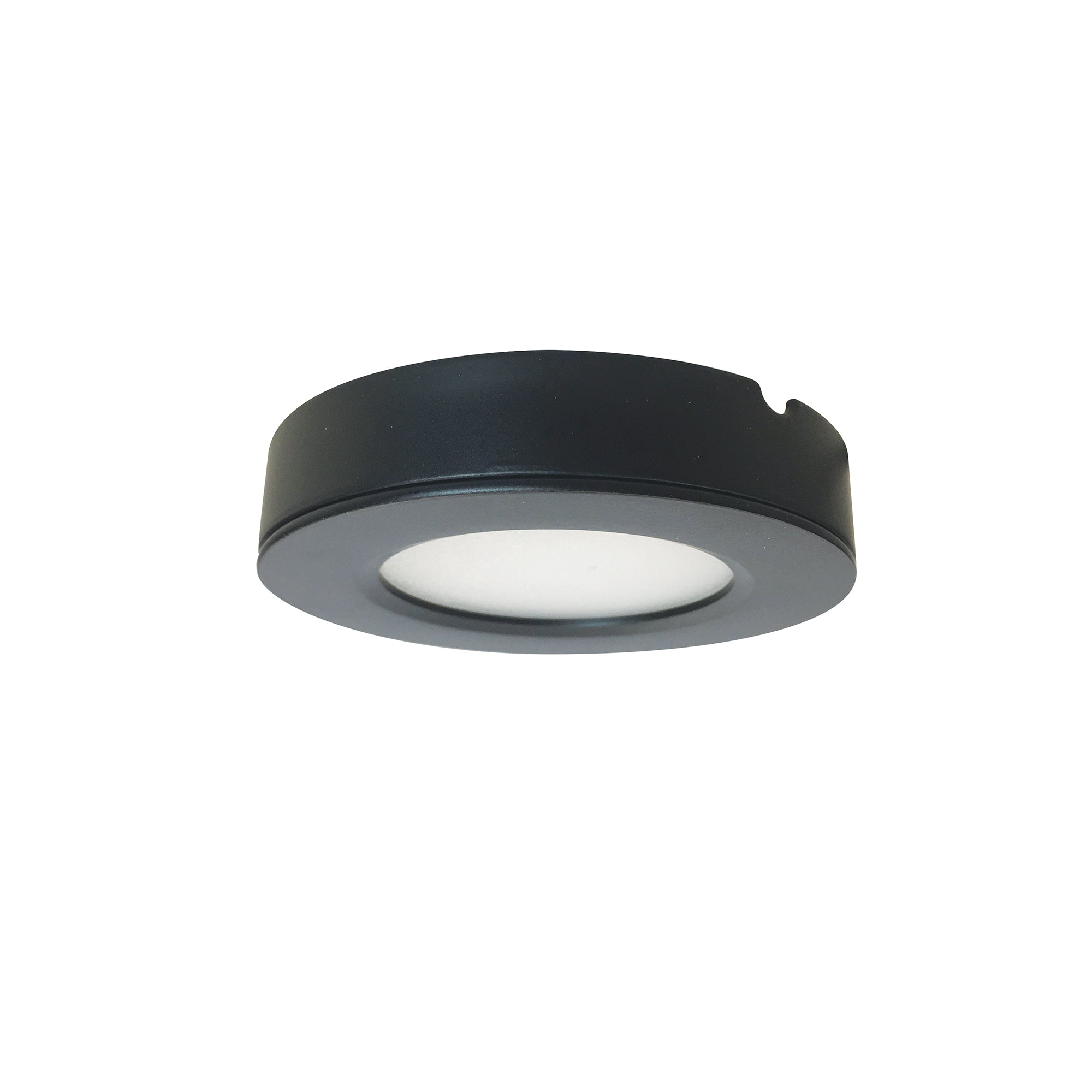 Nora Lighting NMP-LED27B - Recessed - 12V Josh LED Puck Light, 300lm / 2700K, Black Finish