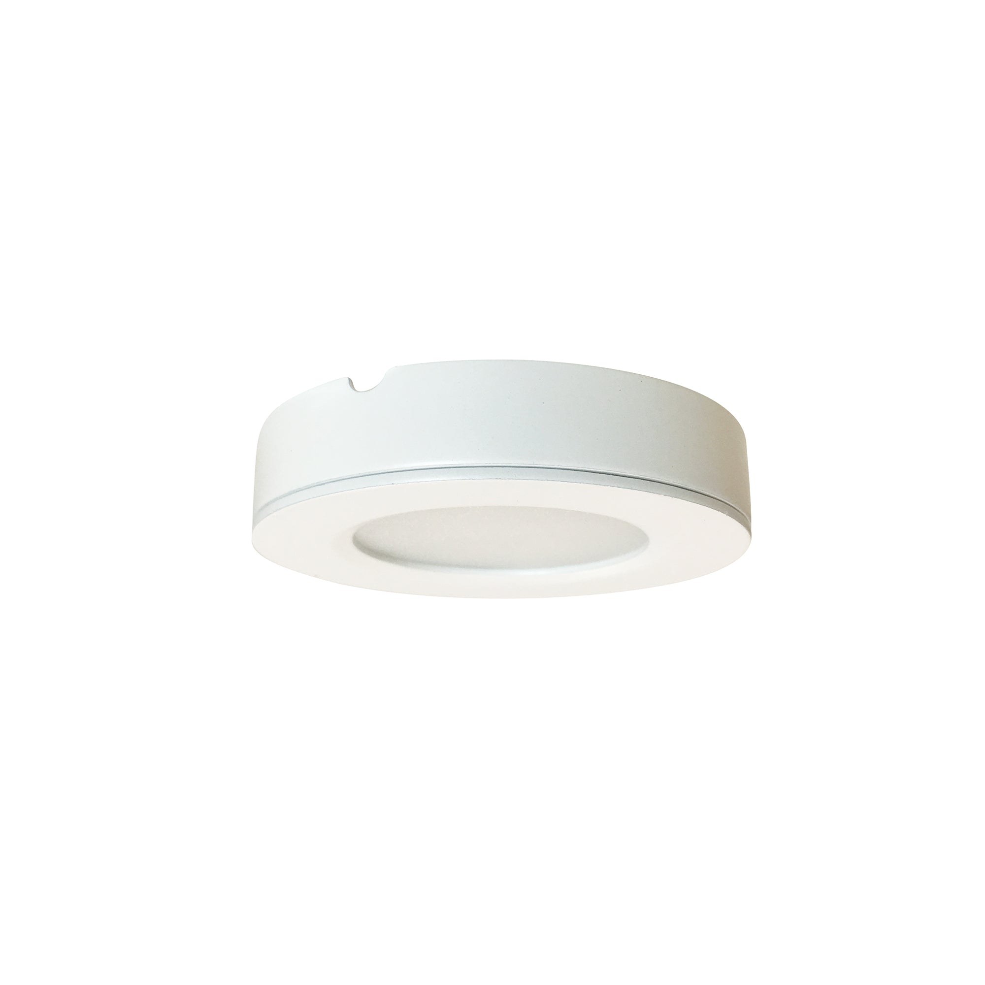 Nora Lighting NMP-LED27W - Recessed - 12V Josh LED Puck Light, 300lm / 2700K, White Finish