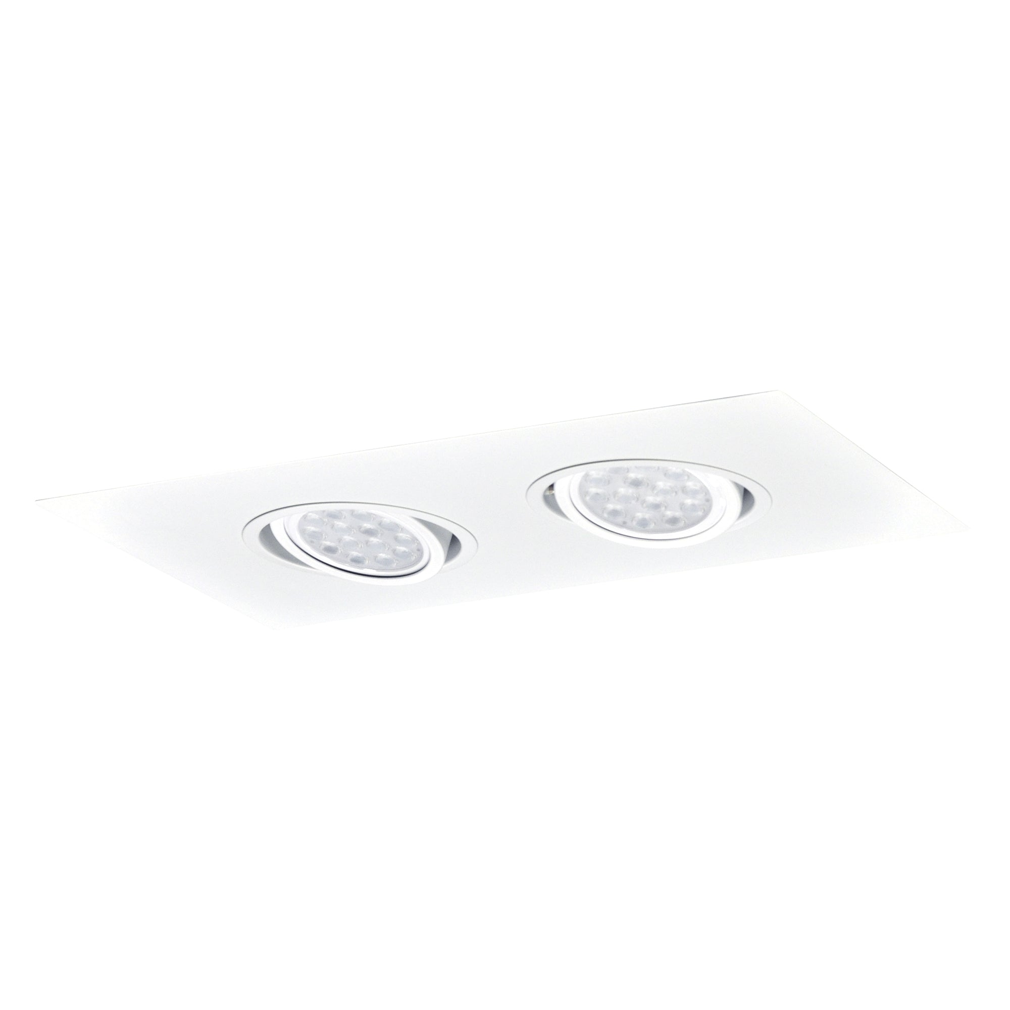 Nora Lighting NMRT2-1F2L1530SWW - Recessed - NMR2 2L FLAT L15 30K SPOT WHT/WHT