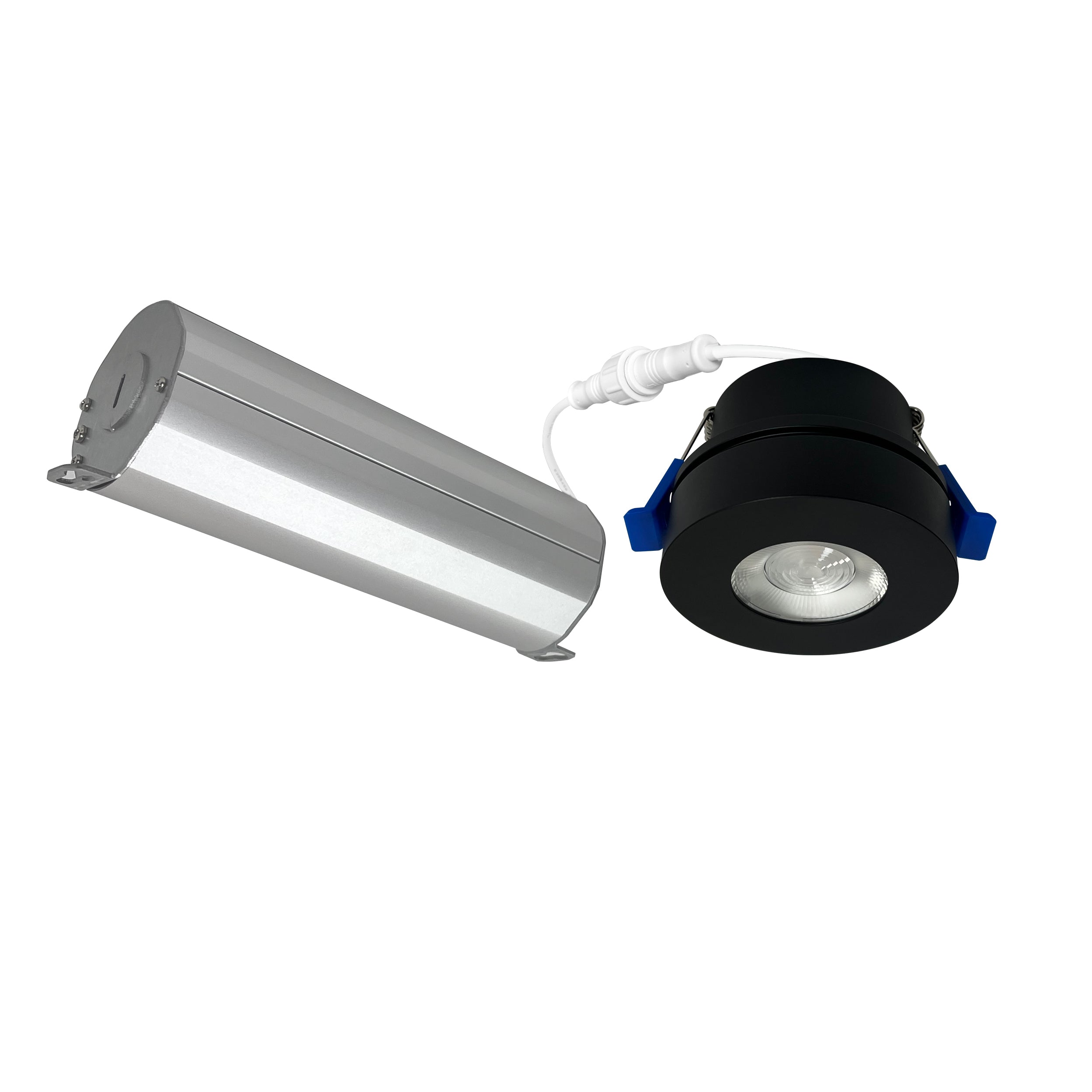 Nora Lighting NMW-227B - Recessed - 2 Inch M-Wave Can-less Adjustable LED Downlight, 2700K, Black finish