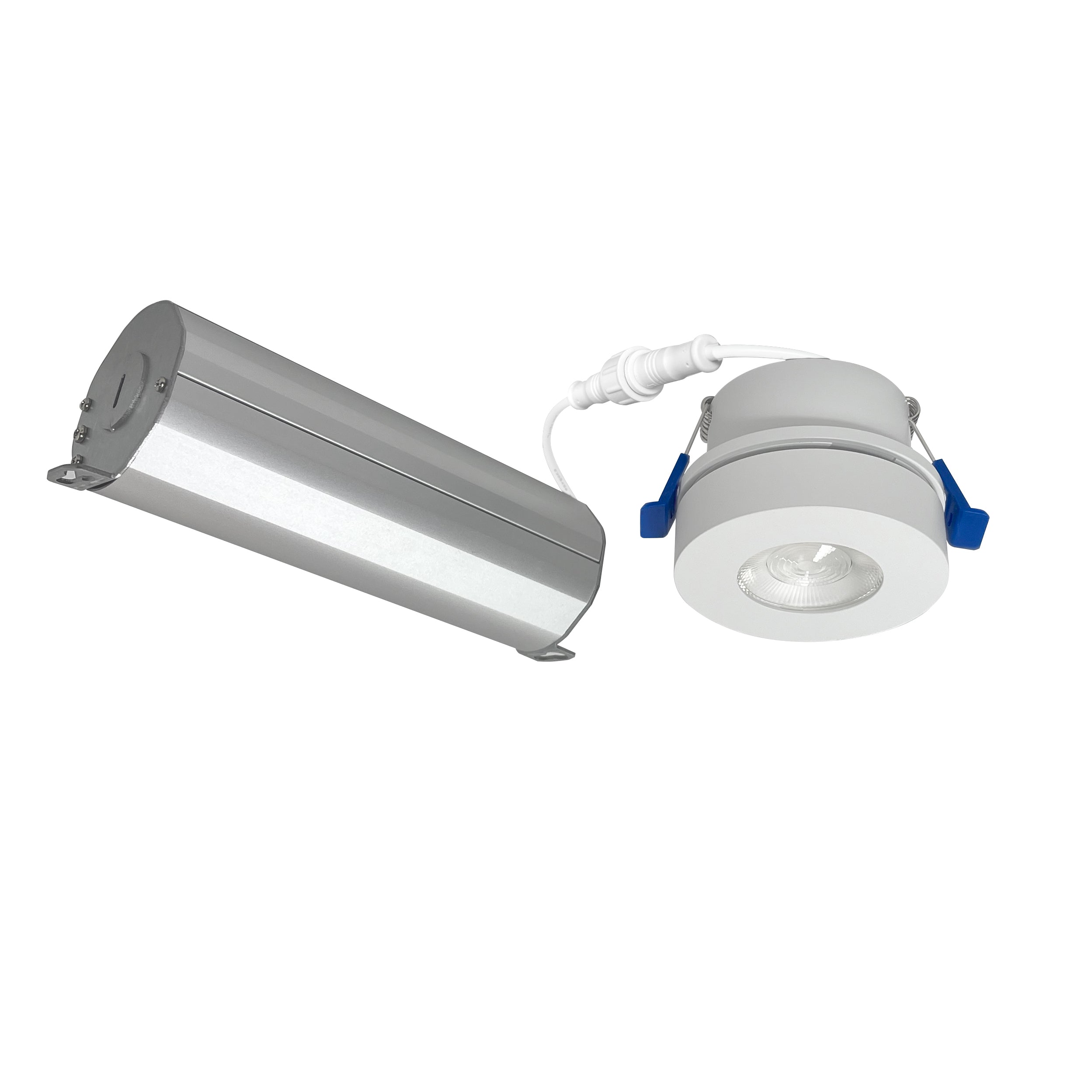 Nora Lighting NMW-227MPW - Recessed - 2 Inch M-Wave Can-less Adjustable LED Downlight, 2700K, Matte Powder White finish