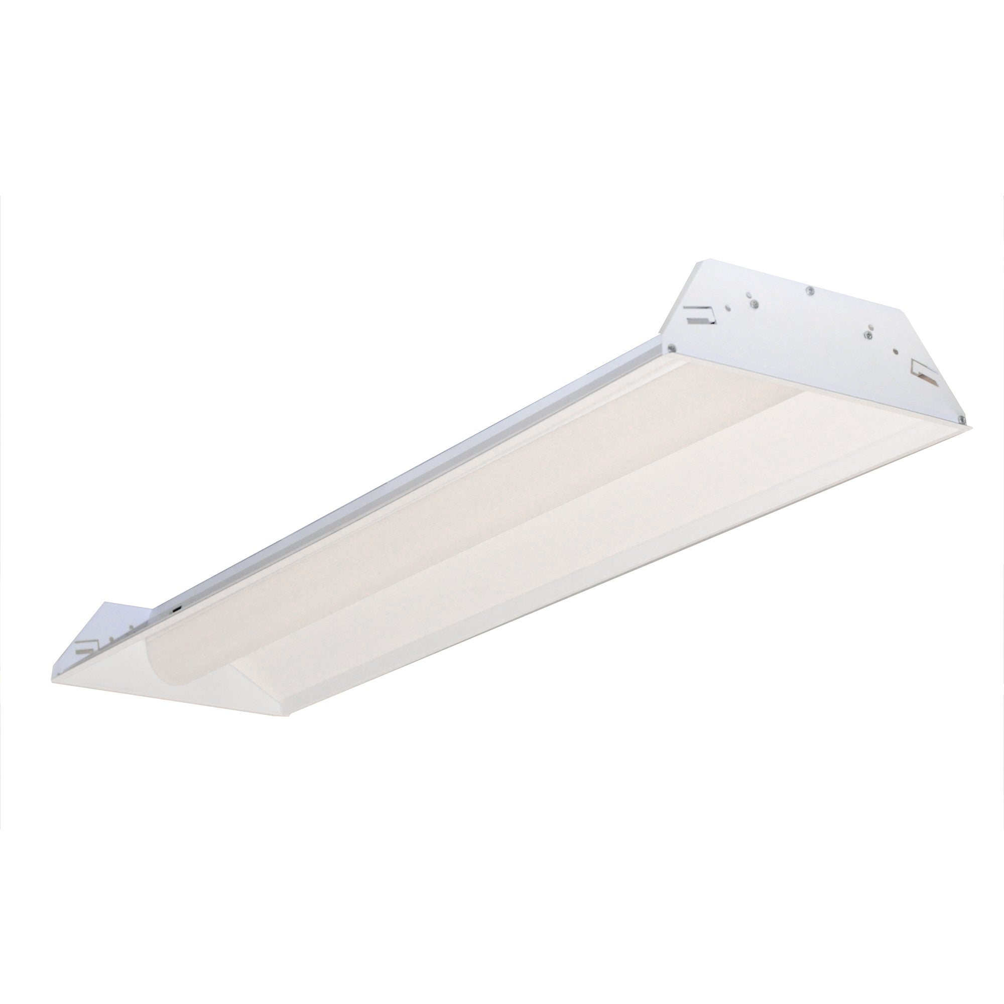 Nora Lighting NPTCB-E14/30AWEM - Recessed - 1x4 LED Center Basket Troffer, 33W, 3000K, White, w/ EM Battery