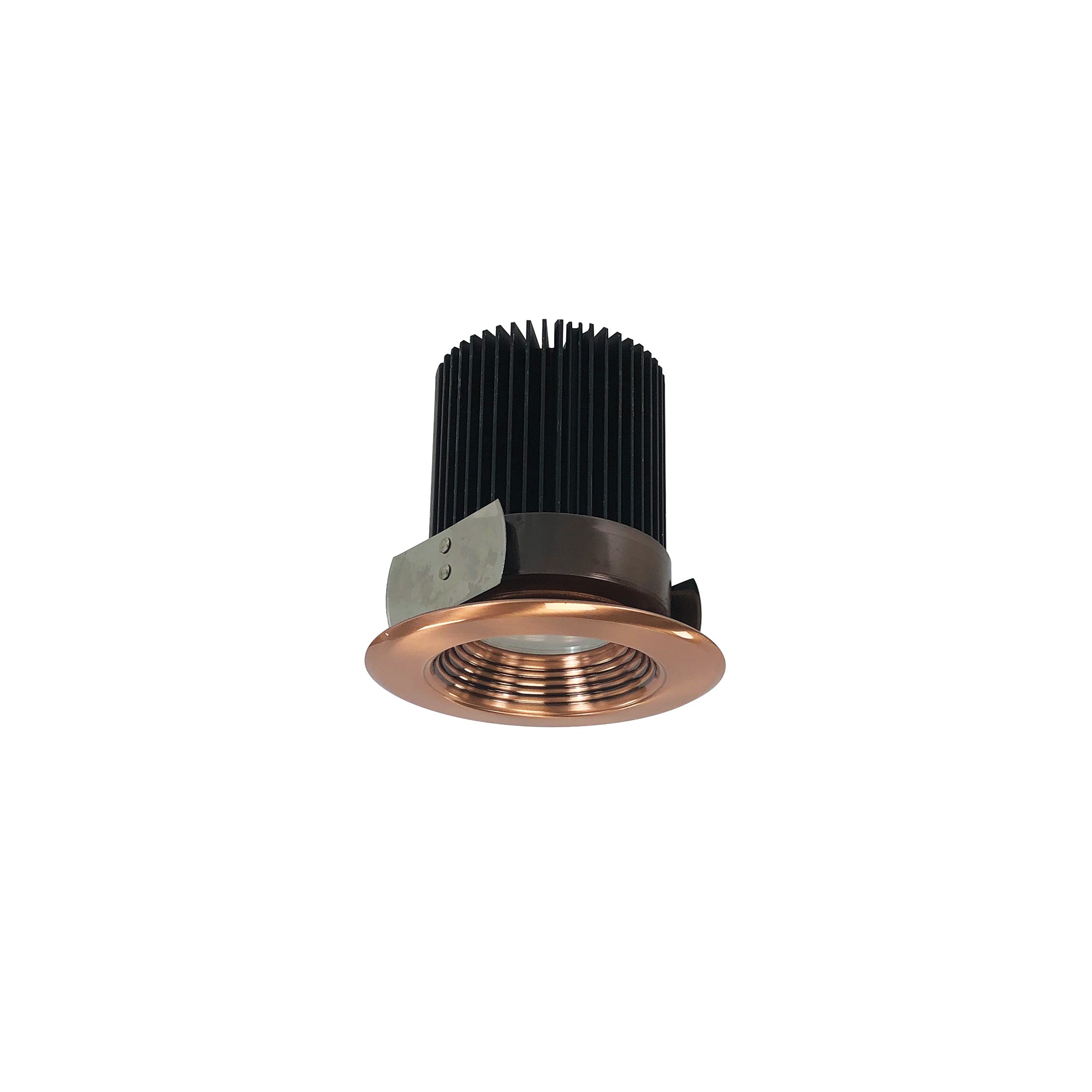 Nora Lighting NRM2-412L1527FCO - Recessed - 4 Inch Marquise II Trim, 1500lm, 2700K, Flood Baffle, Copper