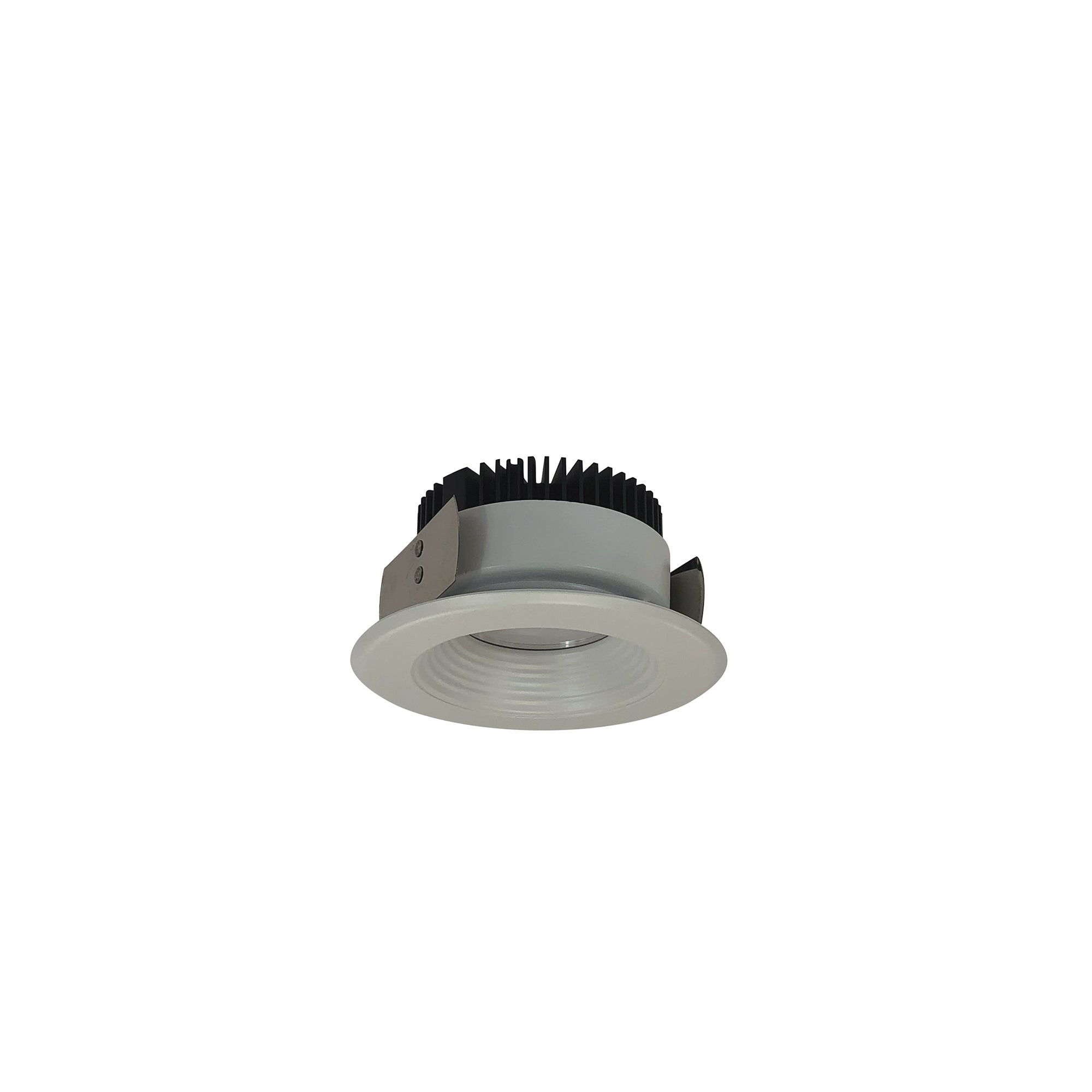 Nora Lighting NRM2-412L0927FWW - Recessed - 4 Inch Marquise II Trim, 900lm, 2700K, Flood Baffle, White