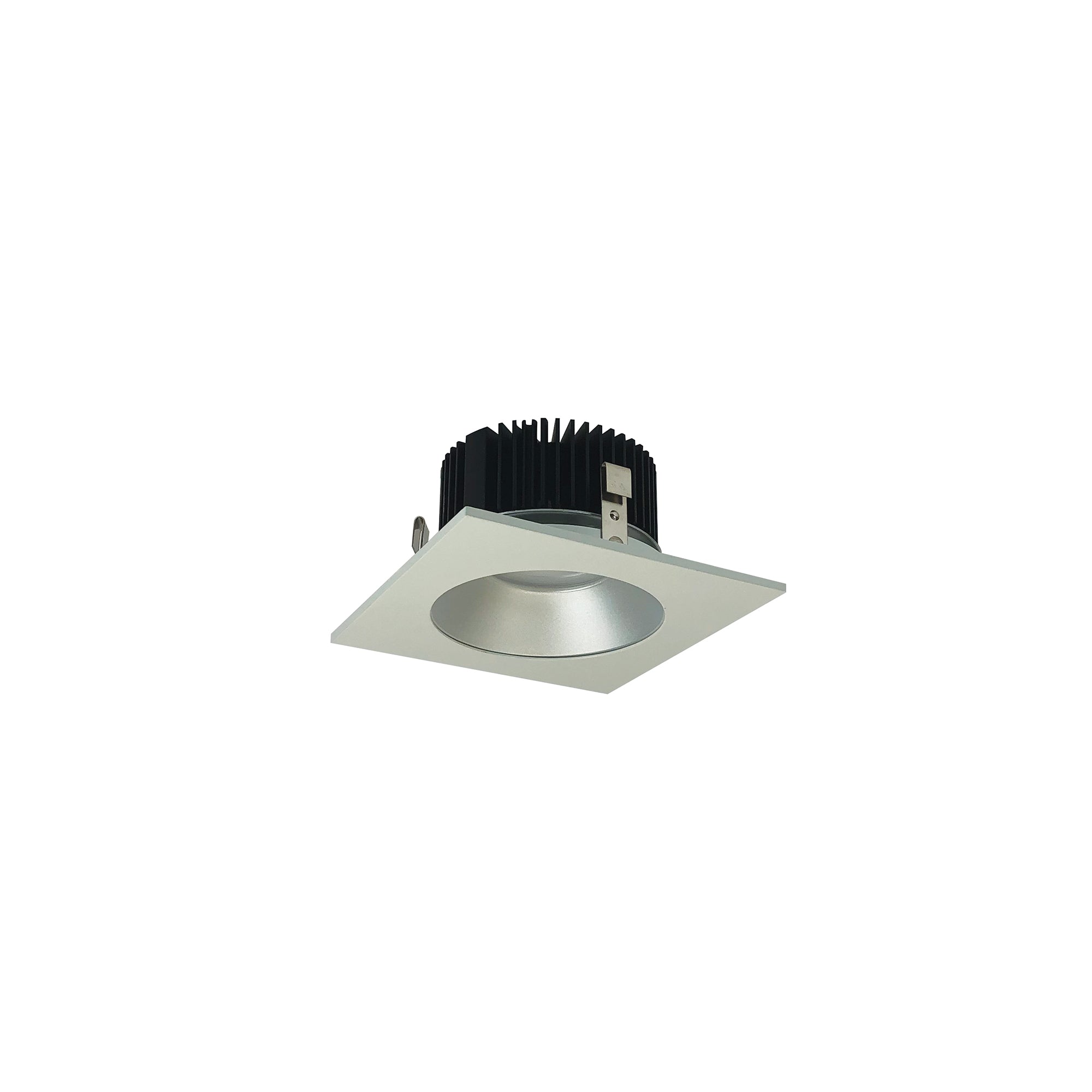 Nora Lighting NRM2-413L0927FHZW - Recessed - 4 Inch Marquise II SQ Round, 900lm, 2700K, Flood, Haze/White