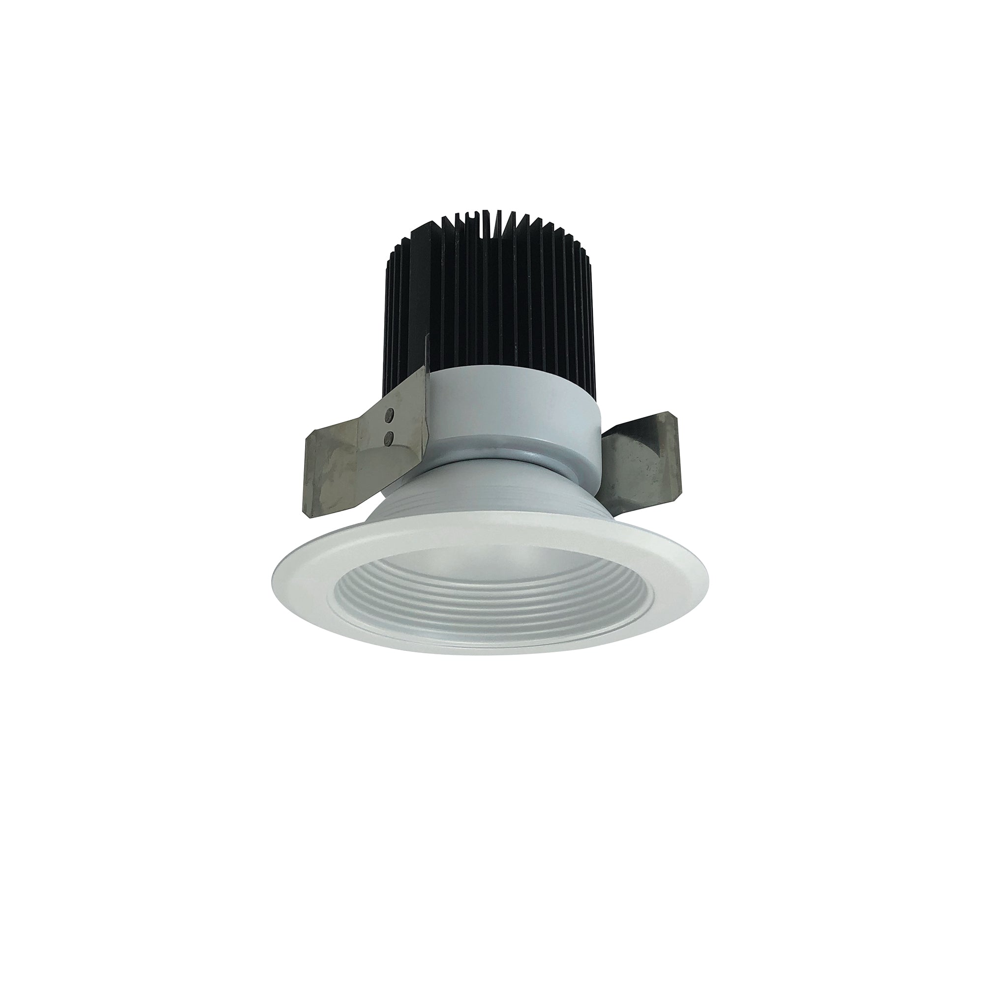 Nora Lighting NRM2-512L2540SWW - Recessed - 5 Inch Marquise II Round Baffle Trim, 33-Degrees Spot, 2500lm, 4000K, White