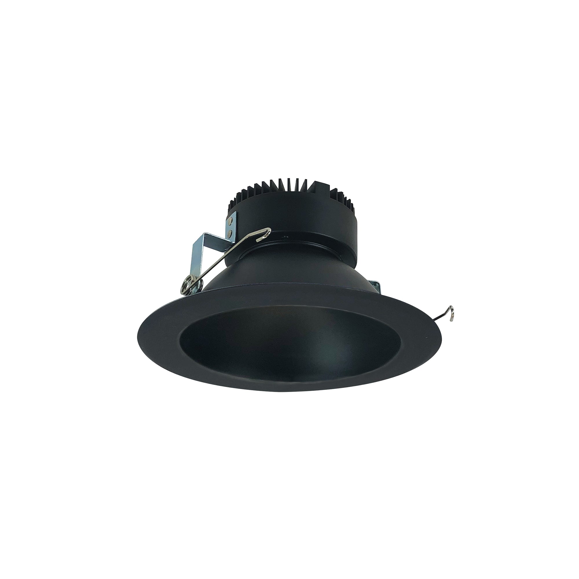 Nora Lighting NRM2-611L2527MBB - Recessed - 6 Inch Marquise II Round Reflector, 2500lm, 2700K, Medium Flood, Black (Available with Non-IC Housings Only)