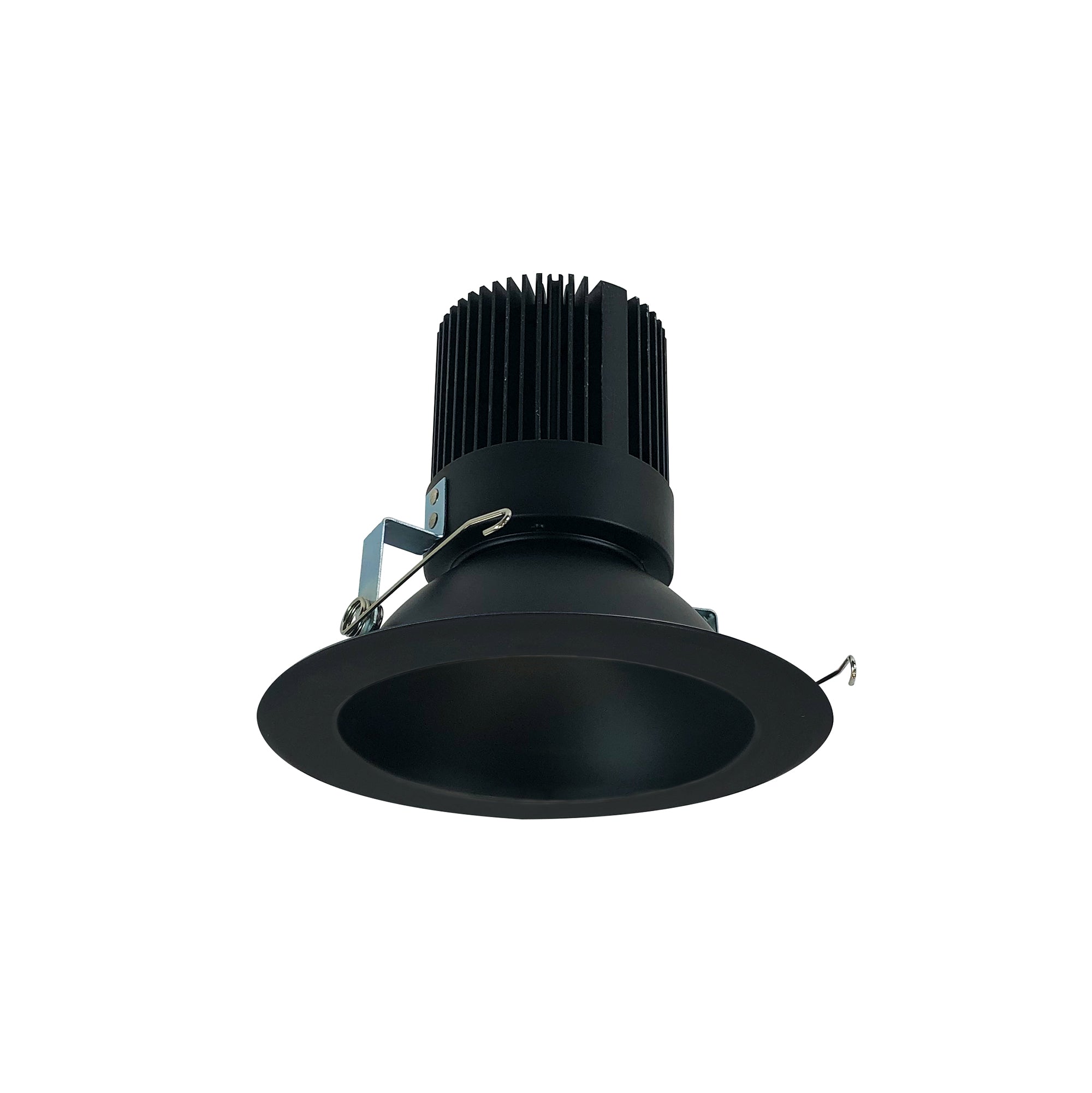 Nora Lighting NRM2-611L2027MBB - Recessed - 6 Inch Marquise II Trim, 2000lm, 2700K, Open Medium Flood Reflector, Black