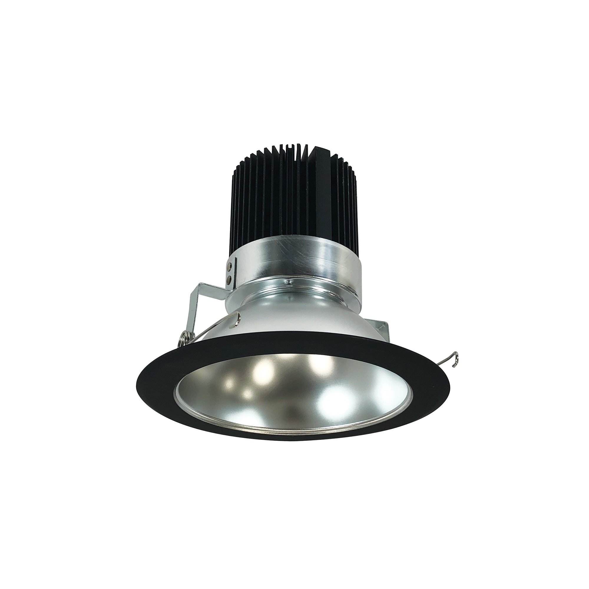 Nora Lighting NRM2-611L2035SDB - Recessed - 6 Inch Marquise II Trim, 2000lm, 3500K, Open Spot Reflector, Diffused Clear/Black