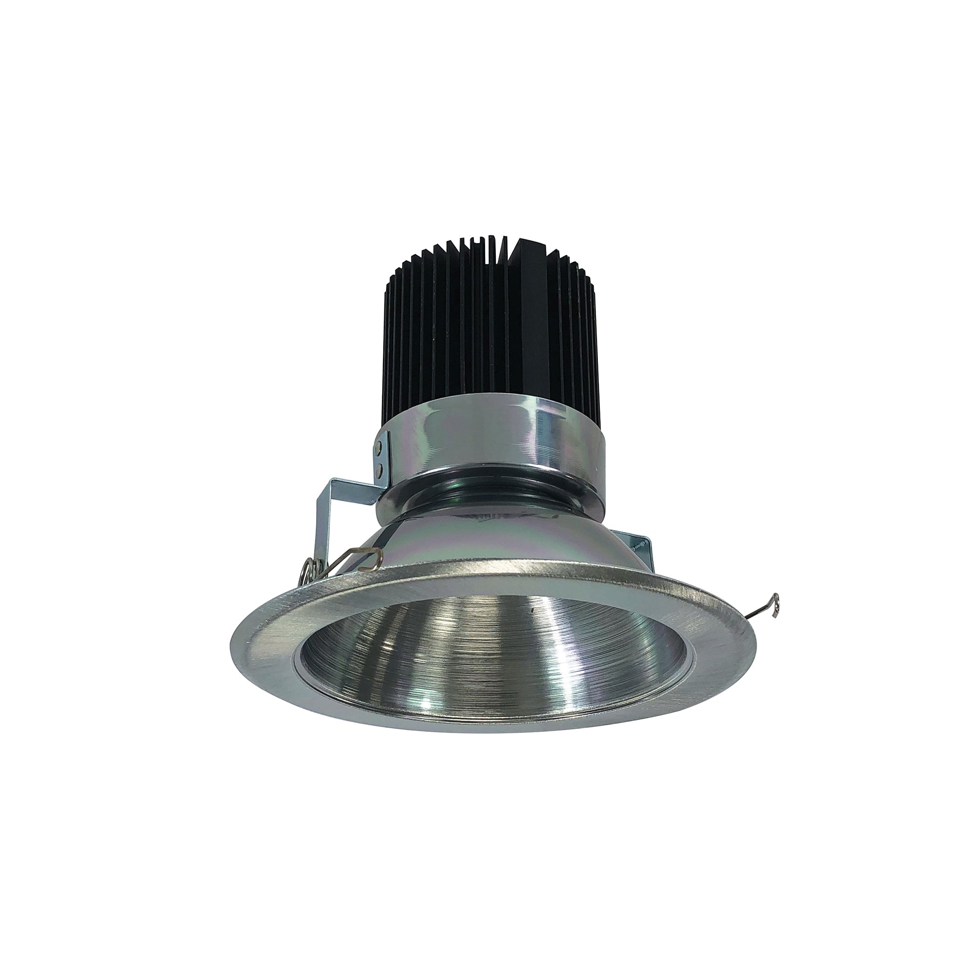 Nora Lighting NRM2-611L2030MNN - Recessed - 6 Inch Marquise II Trim, 2000lm, 3000K, Open Medium Flood Reflector, Natural Metal