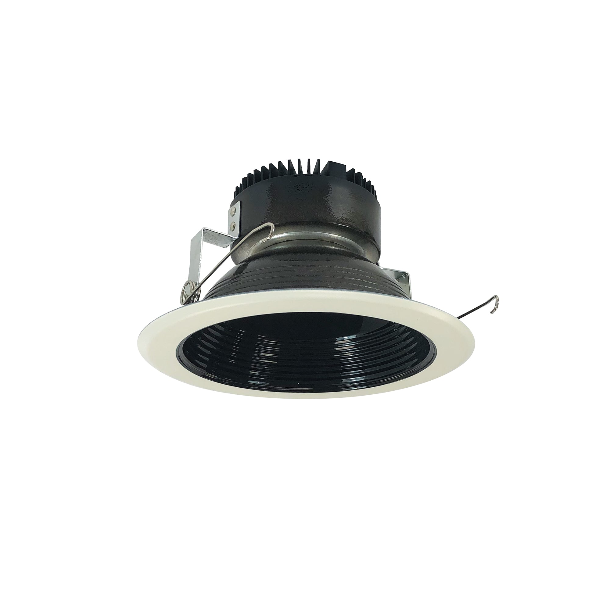 Nora Lighting NRM2-612L0927FBW - Recessed - 6 Inch Marquise II Trim, 900lm, 2700K, Flood Baffle, Black/White