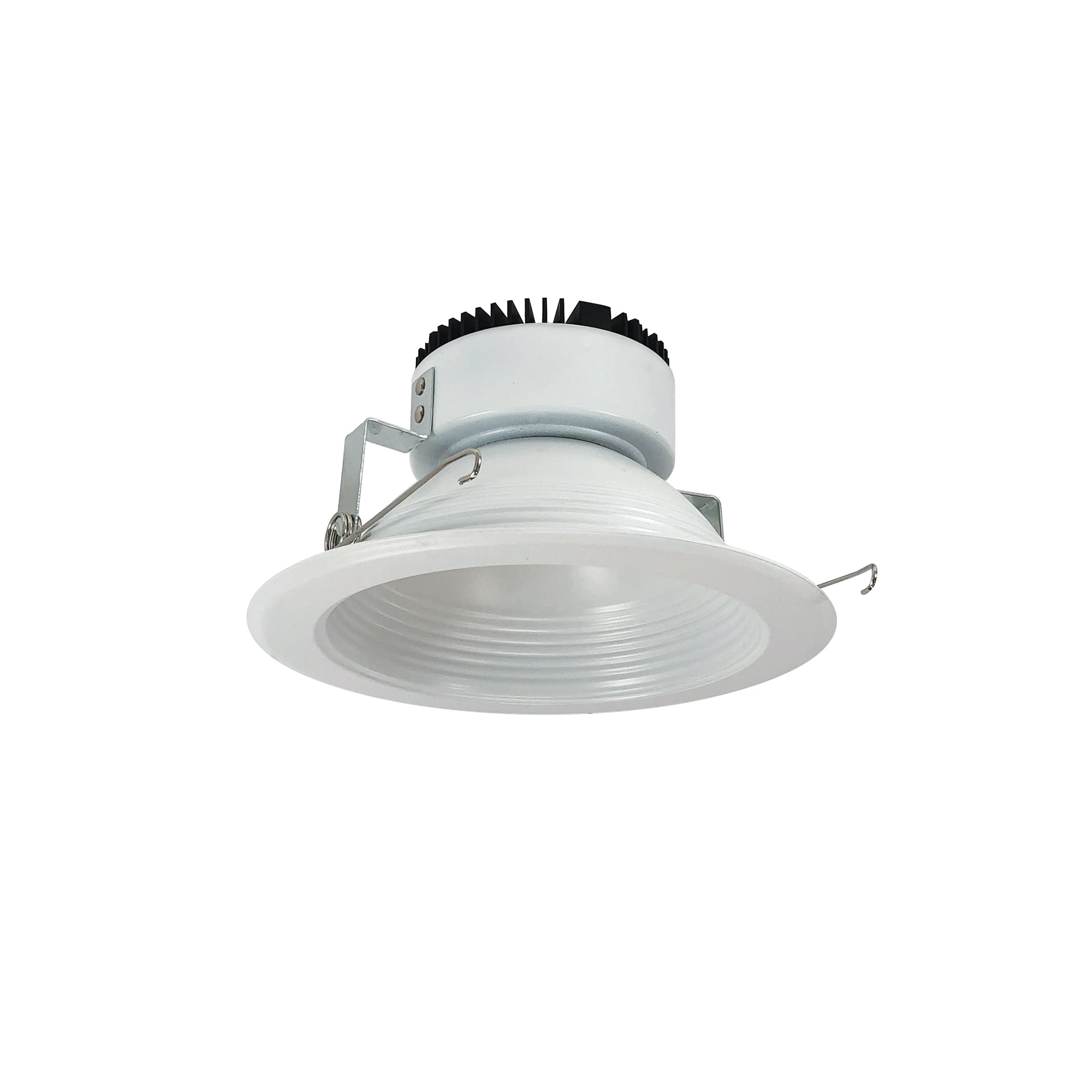 Nora Lighting NRM2-612L1527FMPW - Recessed - 6 Inch Marquise II Trim, 1500lm, 2700K, Flood Baffle, Matte Powder White