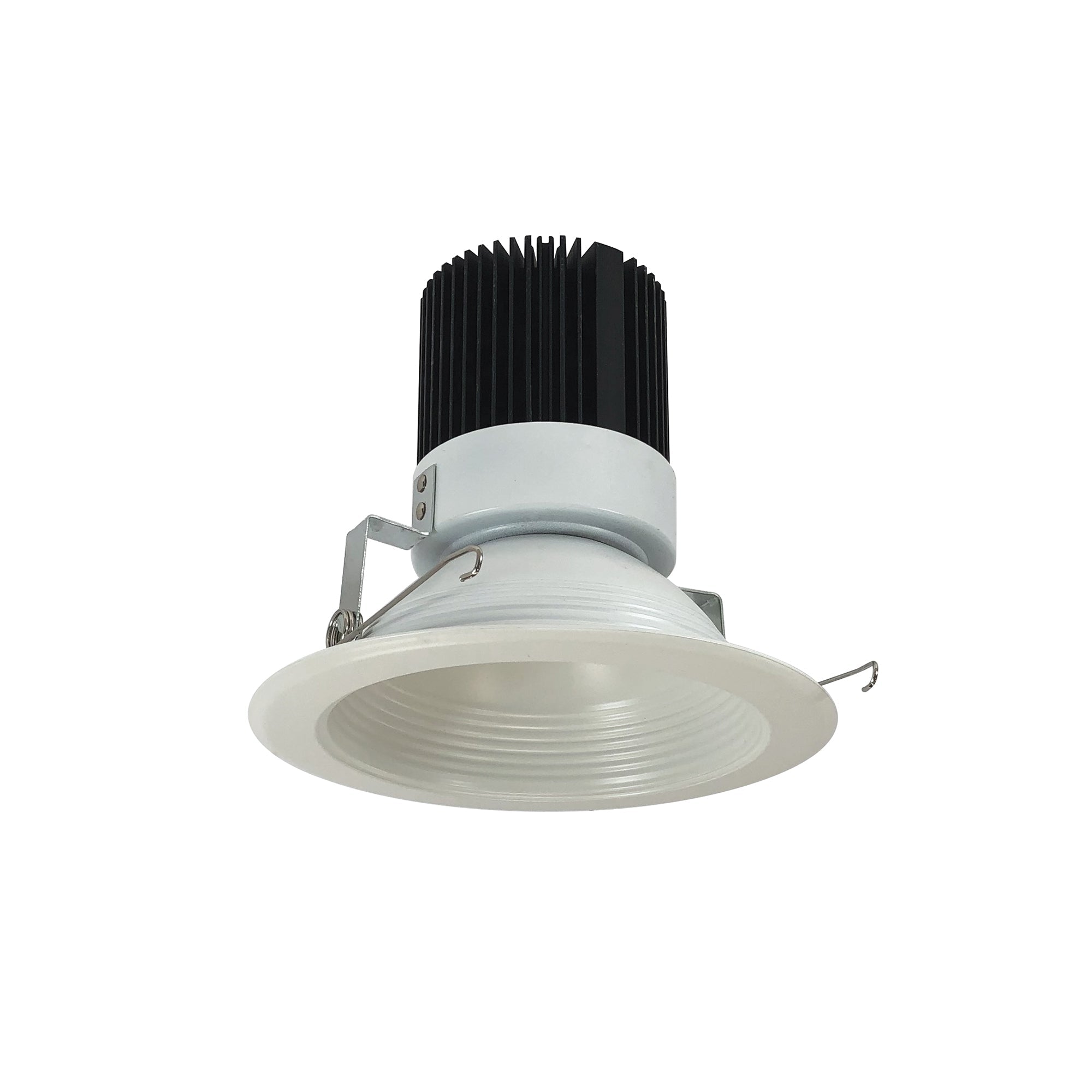 Nora Lighting NRM2-612L1530SMPW - Recessed - 6 Inch Marquise II Trim, 1500lm, 3000K, Spot Baffle, Matte Powder White