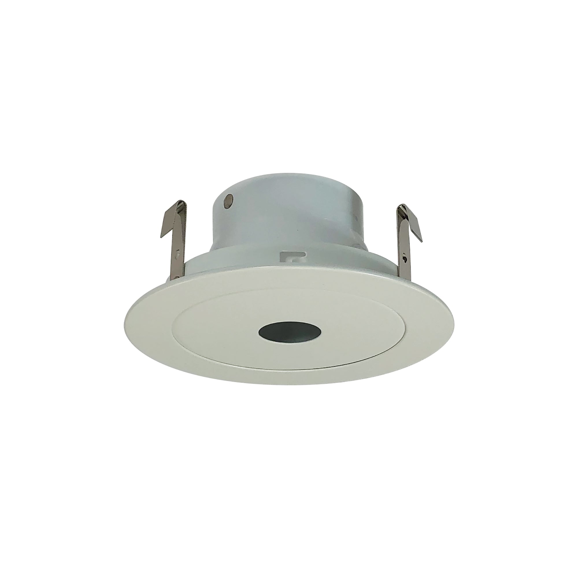 Nora Lighting NS-45 - Recessed - 4 Inch Pinhole Trim w/ Metal Ring, White