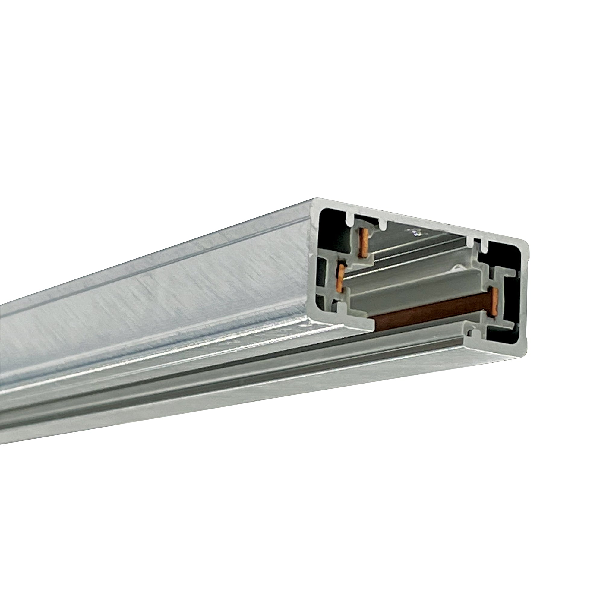 Nora Lighting NT-303N - Track - 6' Track, 1 Circuit, NATURAL METAL