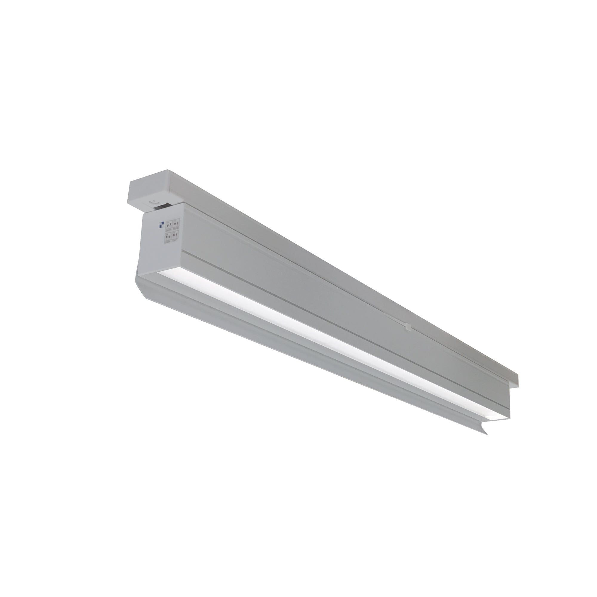 Nora Lighting NTE-LIN2VISS - Track - 2' Visor for T-Line Linear LED Track, Silver