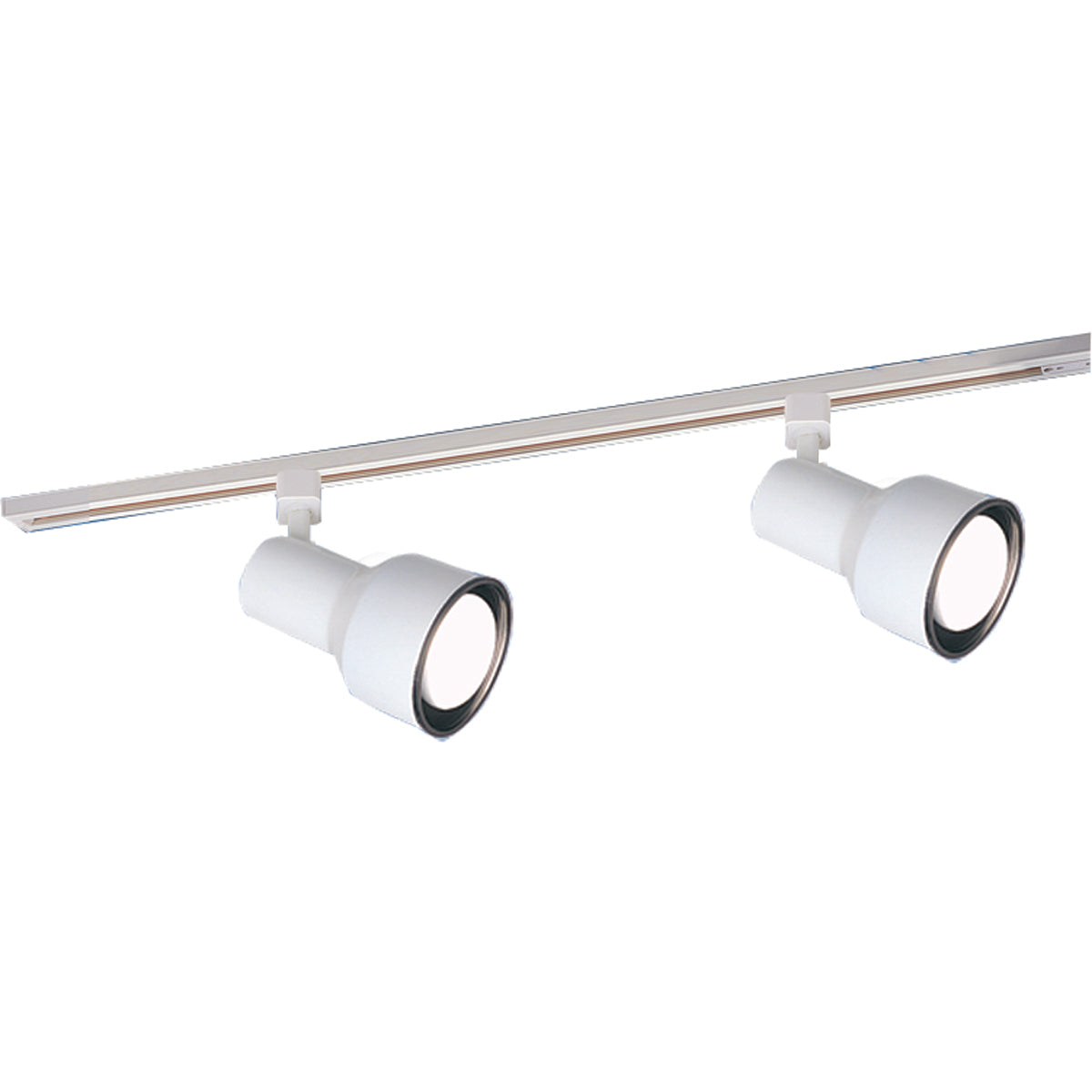 Nora Lighting NTL-172 - Track - 2-ft Track Pack with (2) Step Cylinder PAR20 Track Heads, White