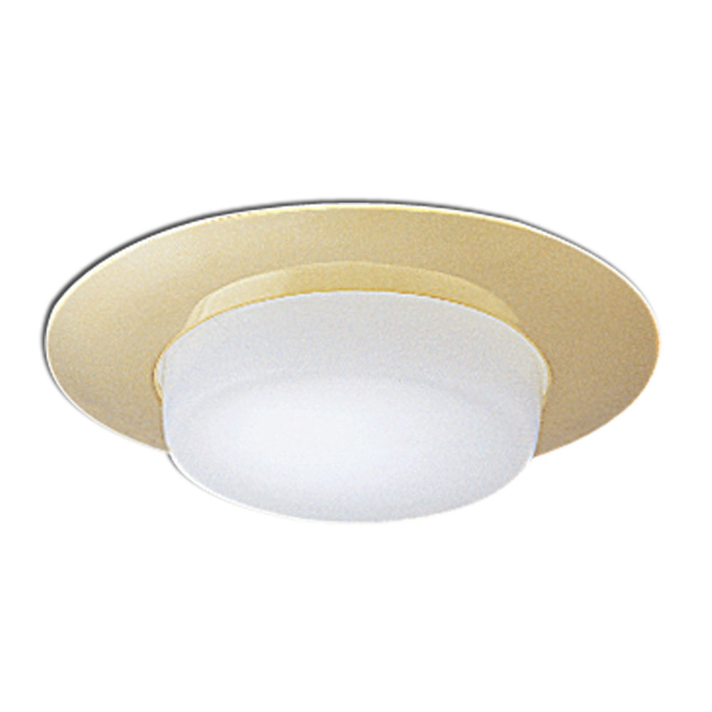 Nora Lighting NTM-324G - Recessed - 6 InchDROP OPAL LEN W/BKT TRIM GOL