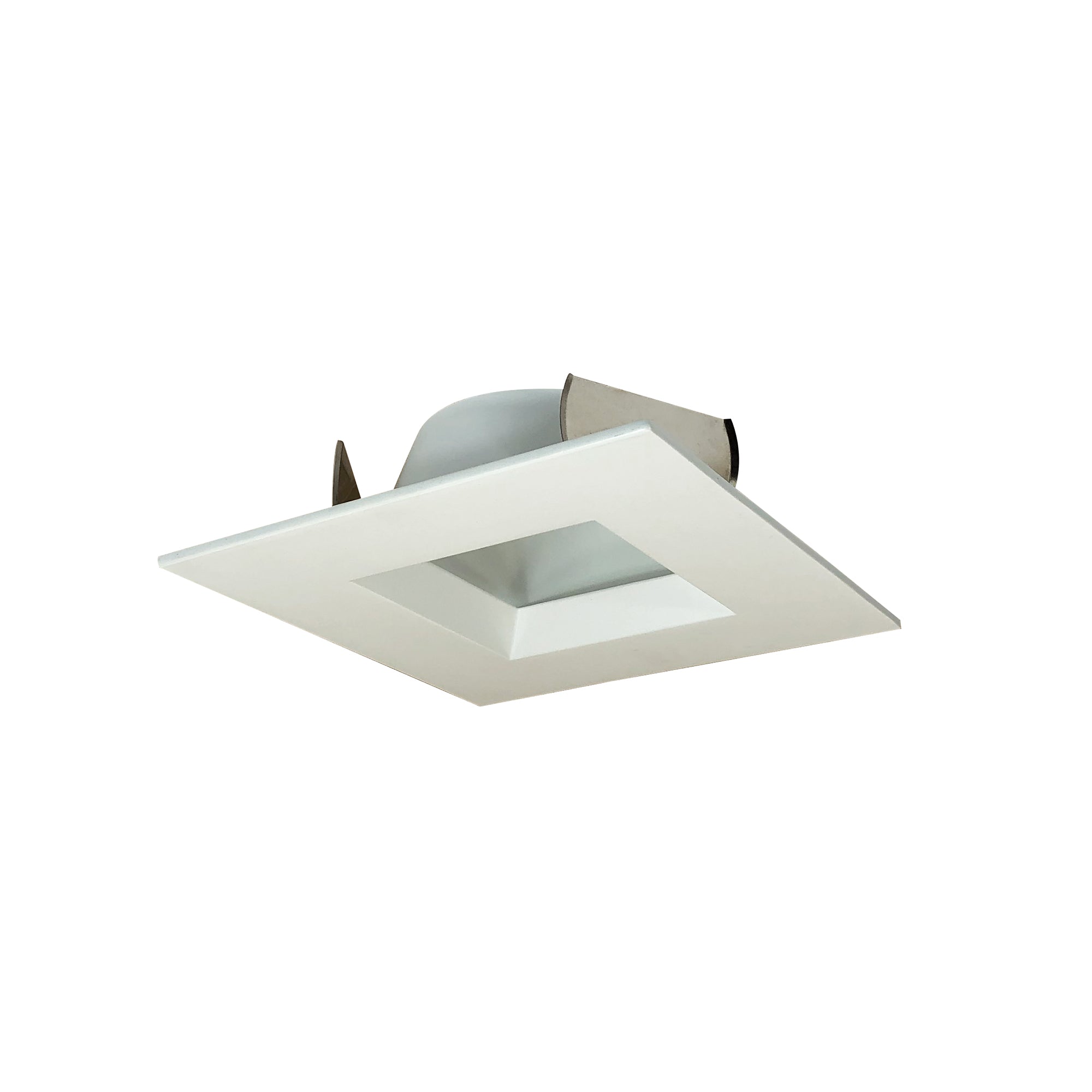 Nora Lighting NTM-6857WW - Recessed - 6 Inch Square Regressed Reflector Trim, White