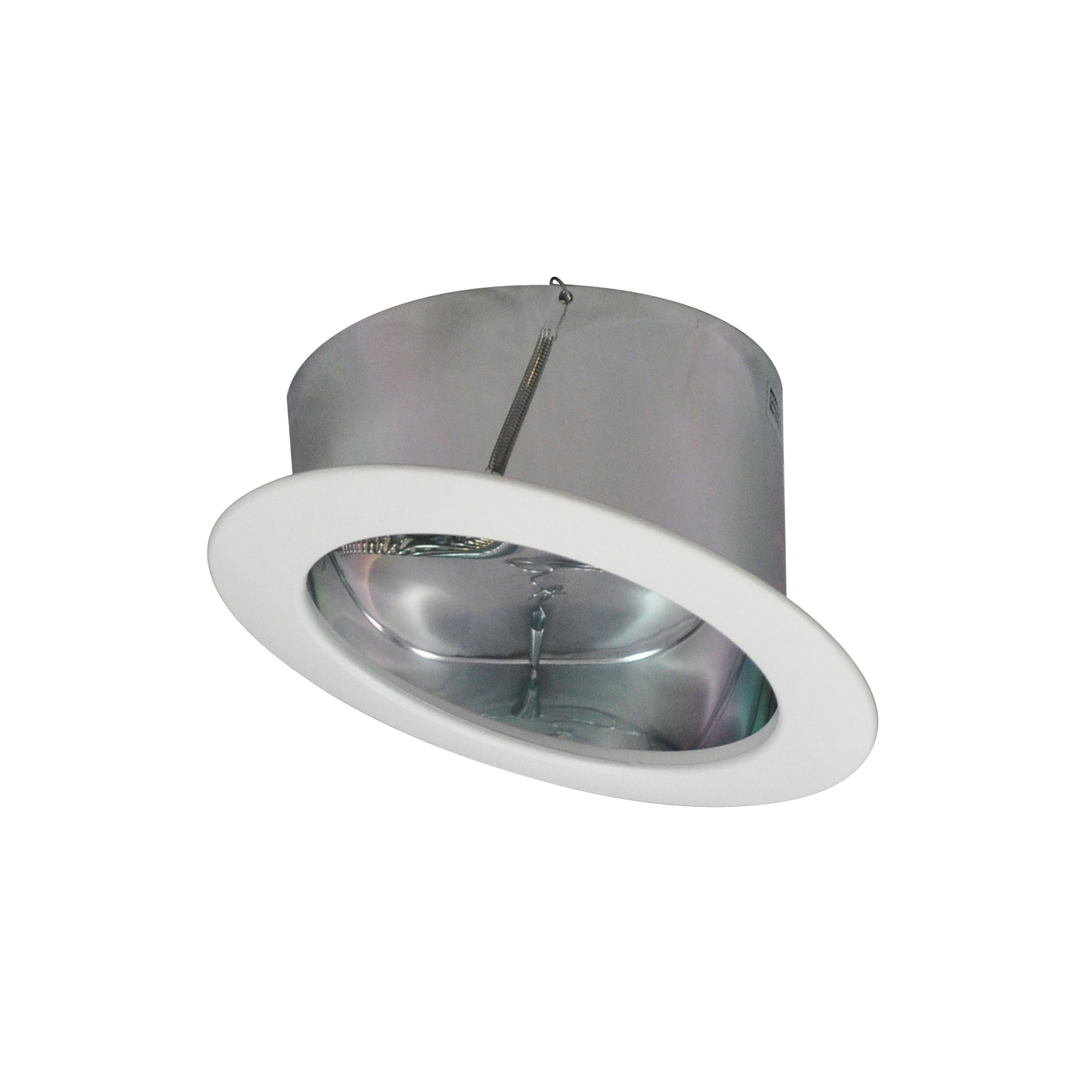 Nora Lighting NTS-615/45C - Recessed - 6 Inch Super-Sloped 45-Deg. Metal Reflector Trim for 926 Housings Only, Chrome/White