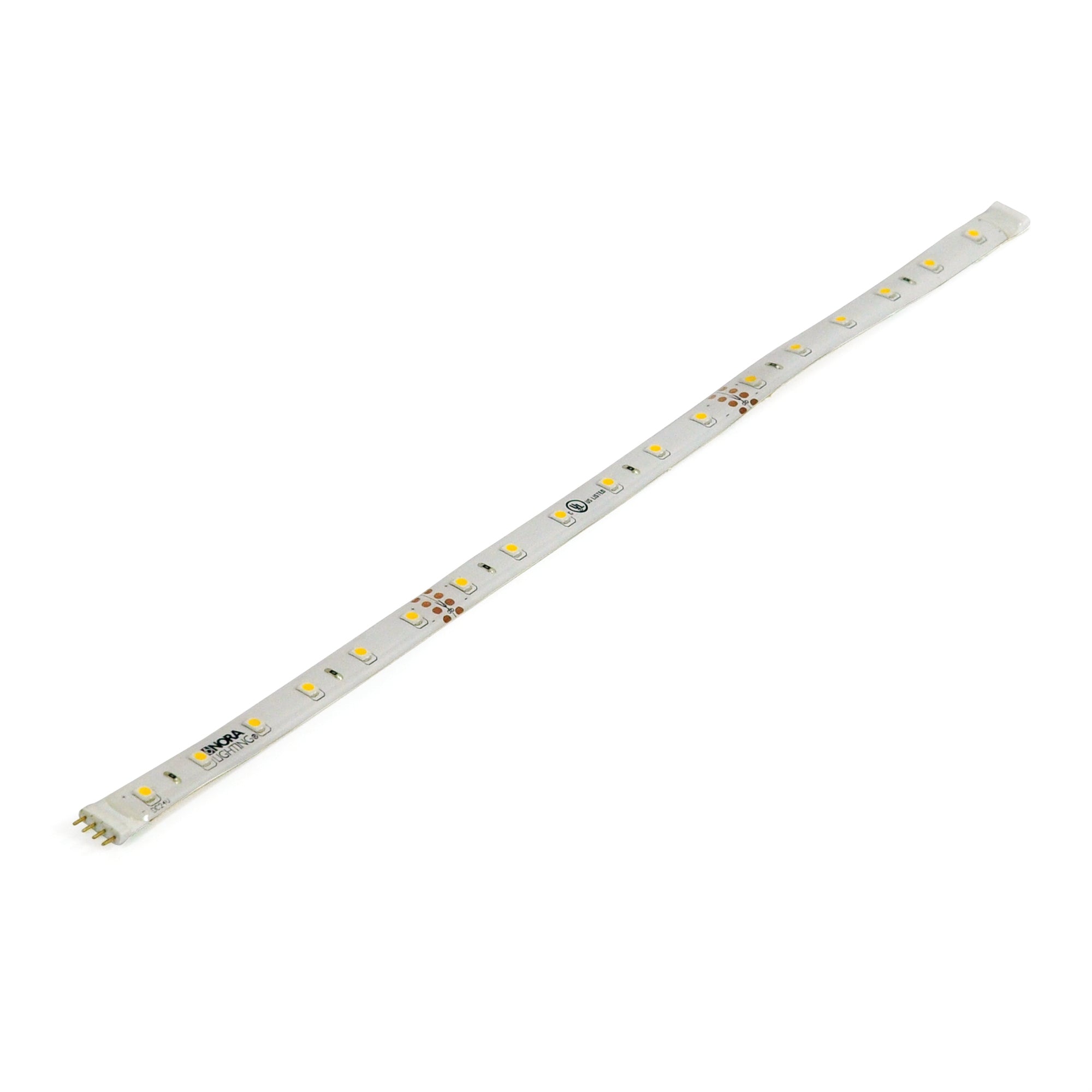 Nora Lighting NUTP4-WLED930/12 - Accent / Undercabinet - 12in. 12V LED Tape Light Section, 3000K