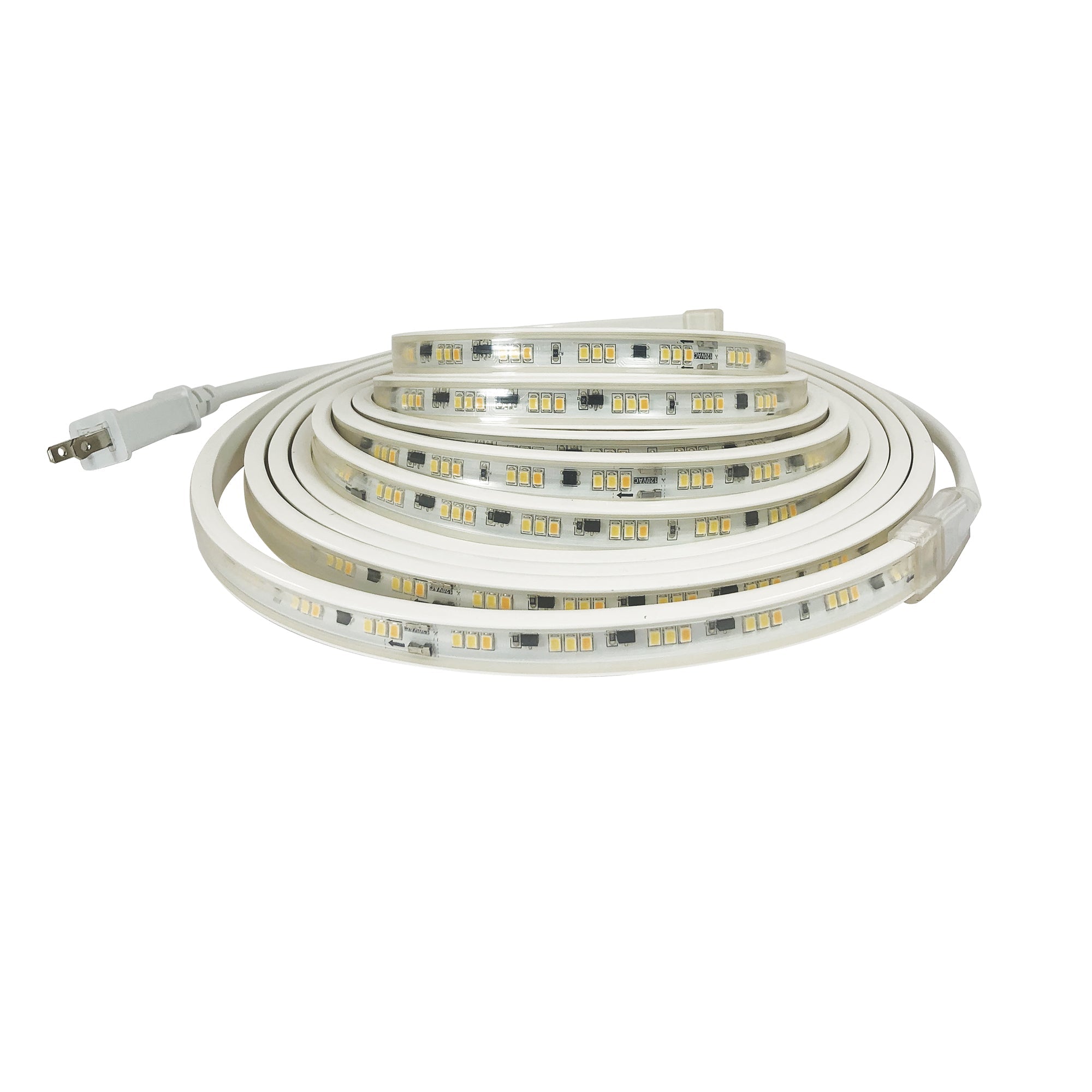 Nora Lighting NUTP13-W150-12-927/CP - Accent / Undercabinet - 120V Continuous LED Tape Light, 150-ft, 330lm / 3.6W per foot, 2700K, w/ Mounting Clips and 8' Cord & Plug