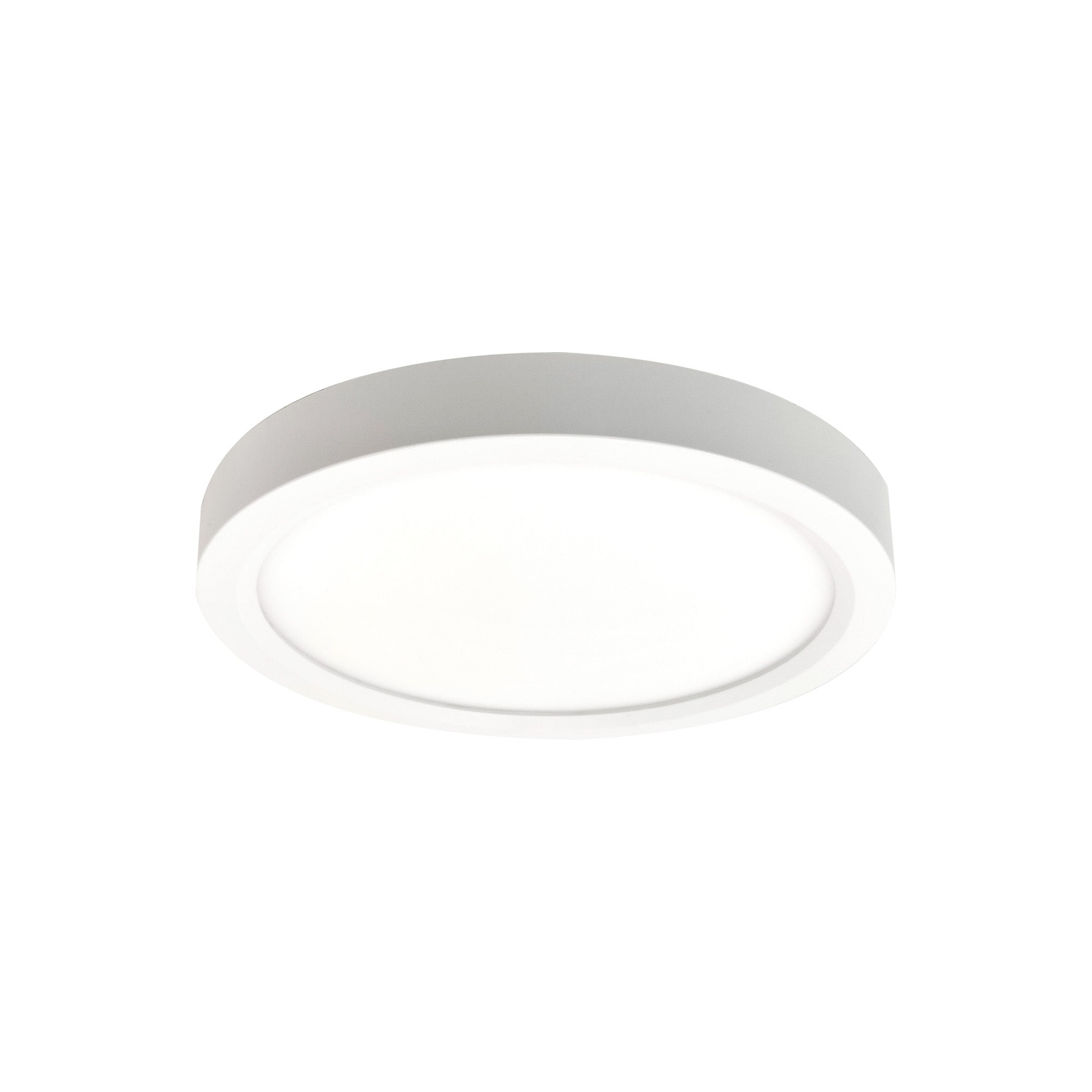 Nora Lighting NWELO-8R27WLE4 - Surface - 8 Inch wELO LED Surface Mount, 1079lm / 15W, 2700K, 80+ CRI, 120-277V; 0-10V, White